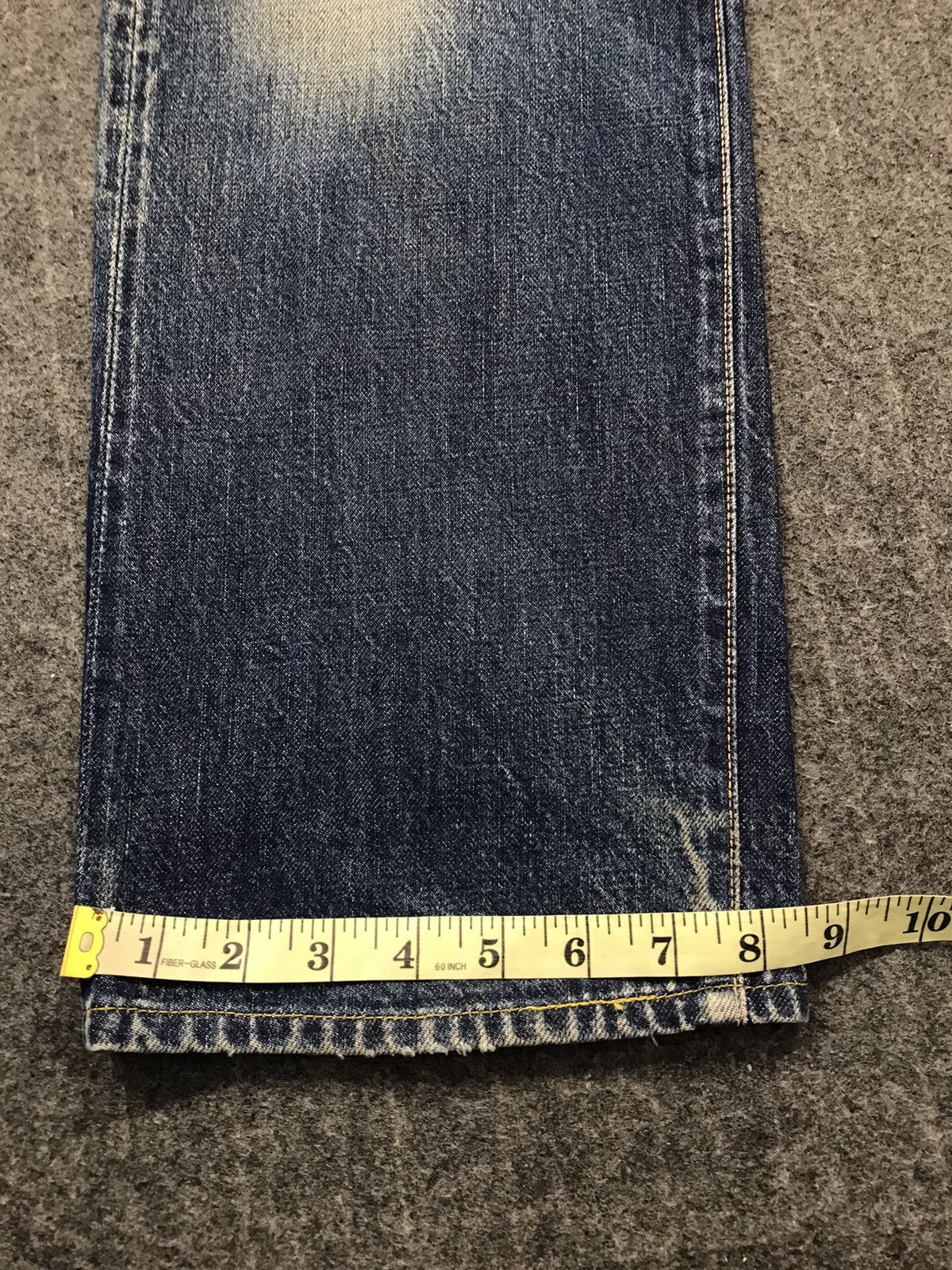 FOB Factory Vintage F.O.B Factory Selvedge Distressed Denim Jeans Size US 30 / EU 46 - 24 Thumbnail
