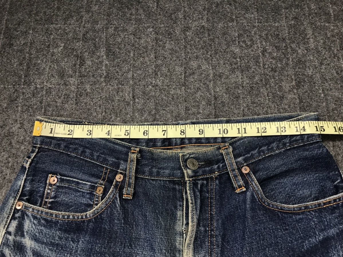 FOB Factory Vintage F.O.B Factory Selvedge Distressed Denim Jeans Size US 30 / EU 46 - 18 Thumbnail