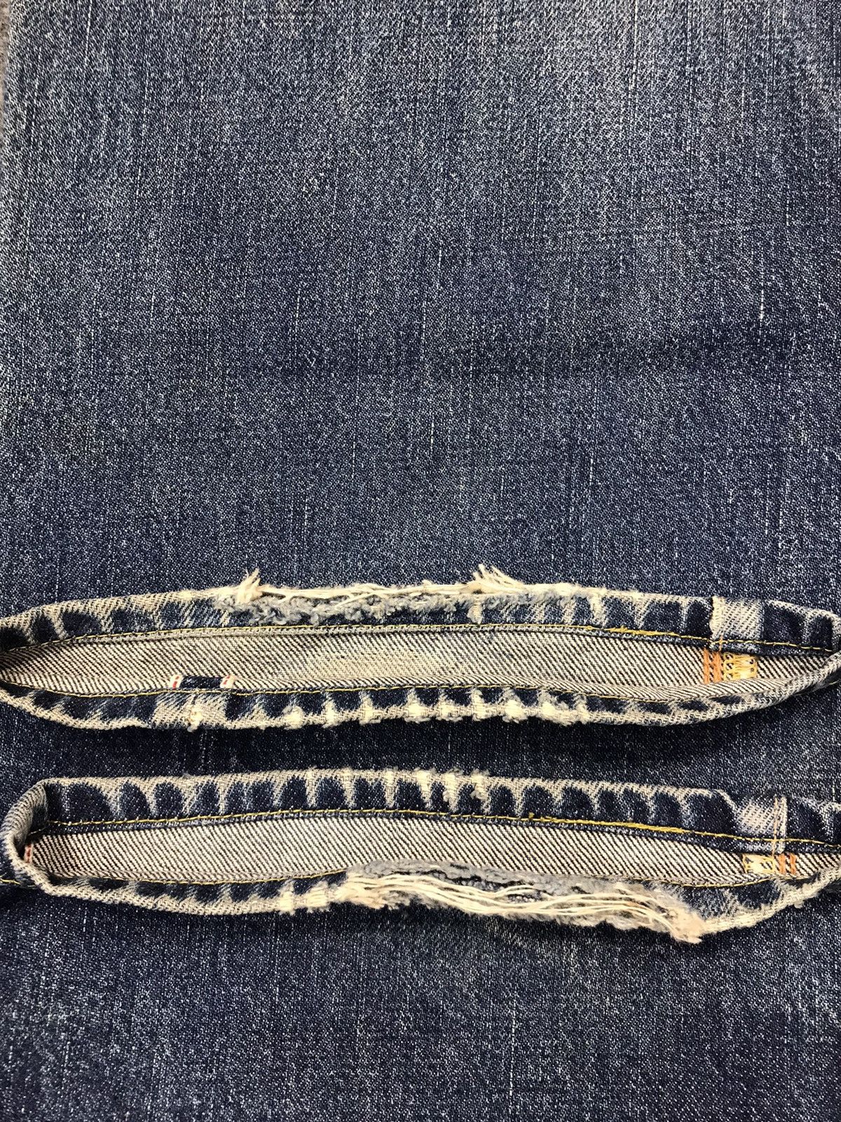 FOB Factory Vintage F.O.B Factory Selvedge Distressed Denim Jeans Size US 30 / EU 46 - 25 Thumbnail