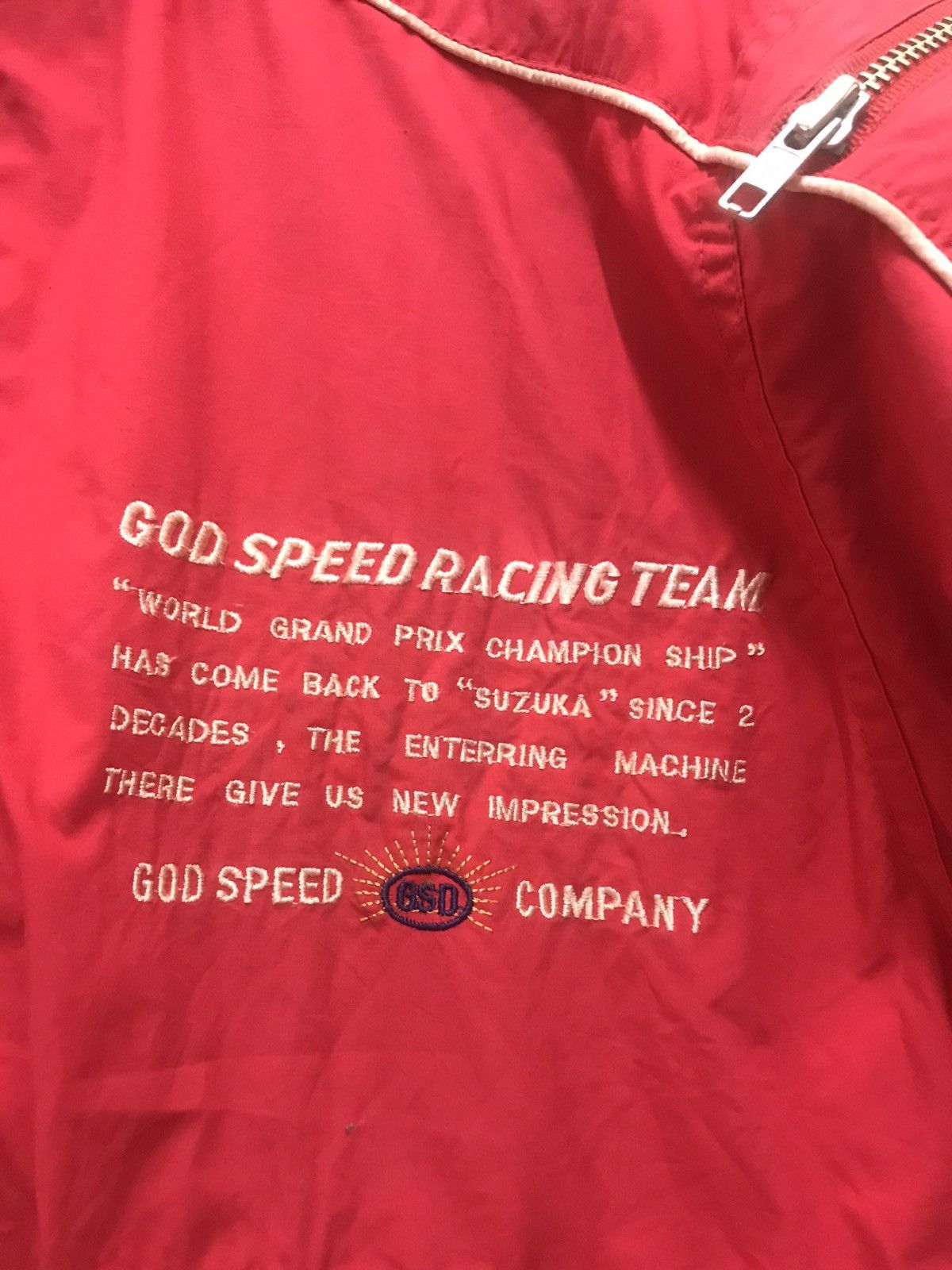 Godspeed vtg God Speed Racing Red Jacket Size US M / EU 48-50 / 2 - 10 Thumbnail