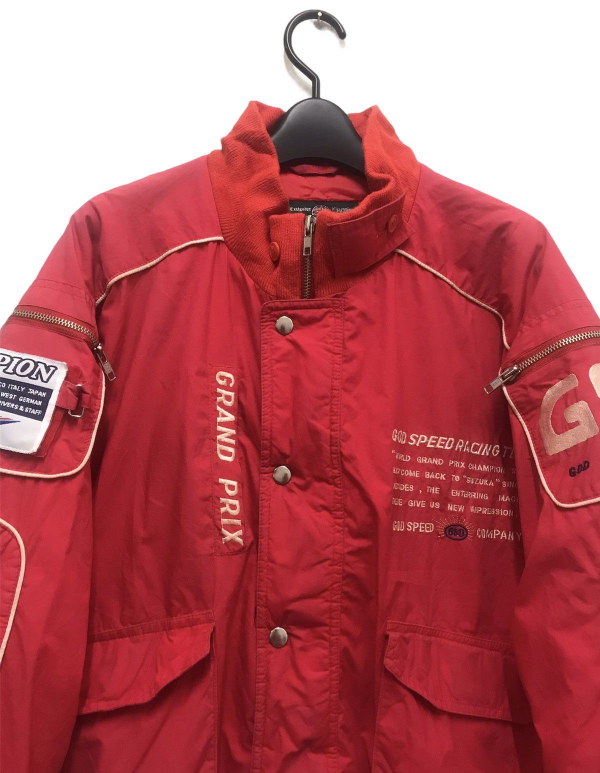 Godspeed vtg God Speed Racing Red Jacket Size US M / EU 48-50 / 2 - 4 Thumbnail