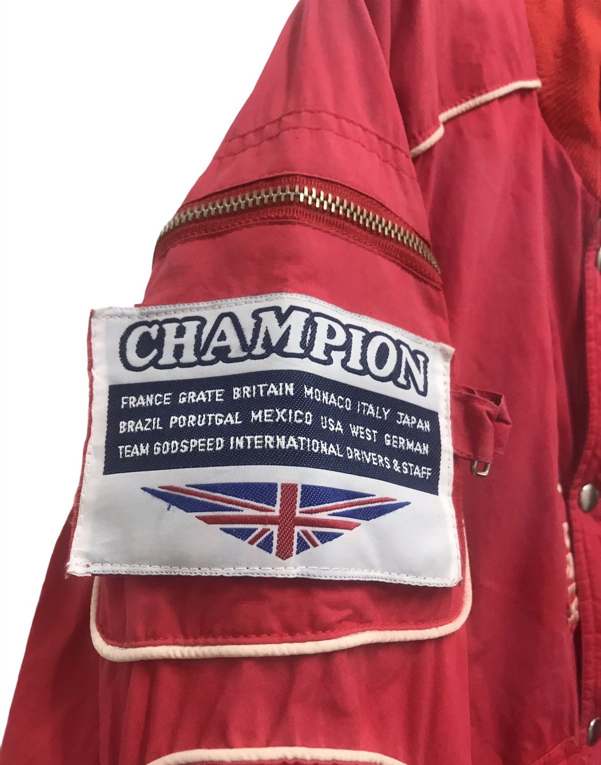 Godspeed vtg God Speed Racing Red Jacket Size US M / EU 48-50 / 2 - 7 Thumbnail