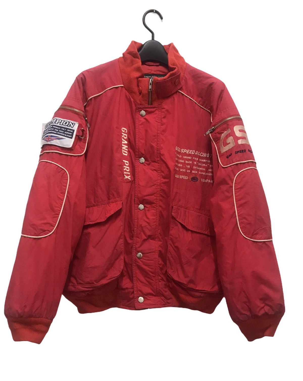 Godspeed vtg God Speed Racing Red Jacket Size US M / EU 48-50 / 2 - 1 Thumbnail