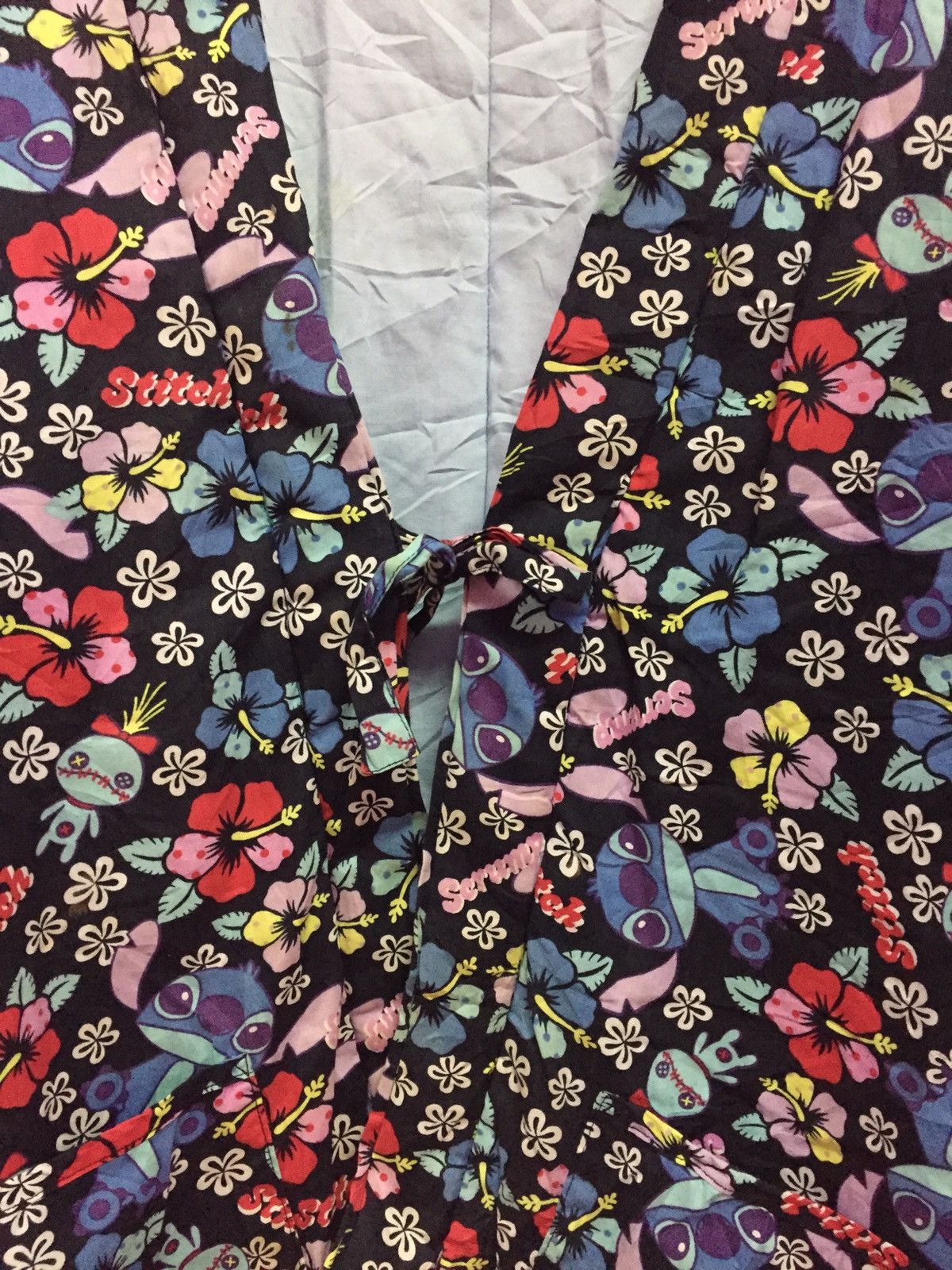 Disney Vintage 90s Lilo & Stitch Fullprints Kimono Size L Size 38L - 3 Thumbnail