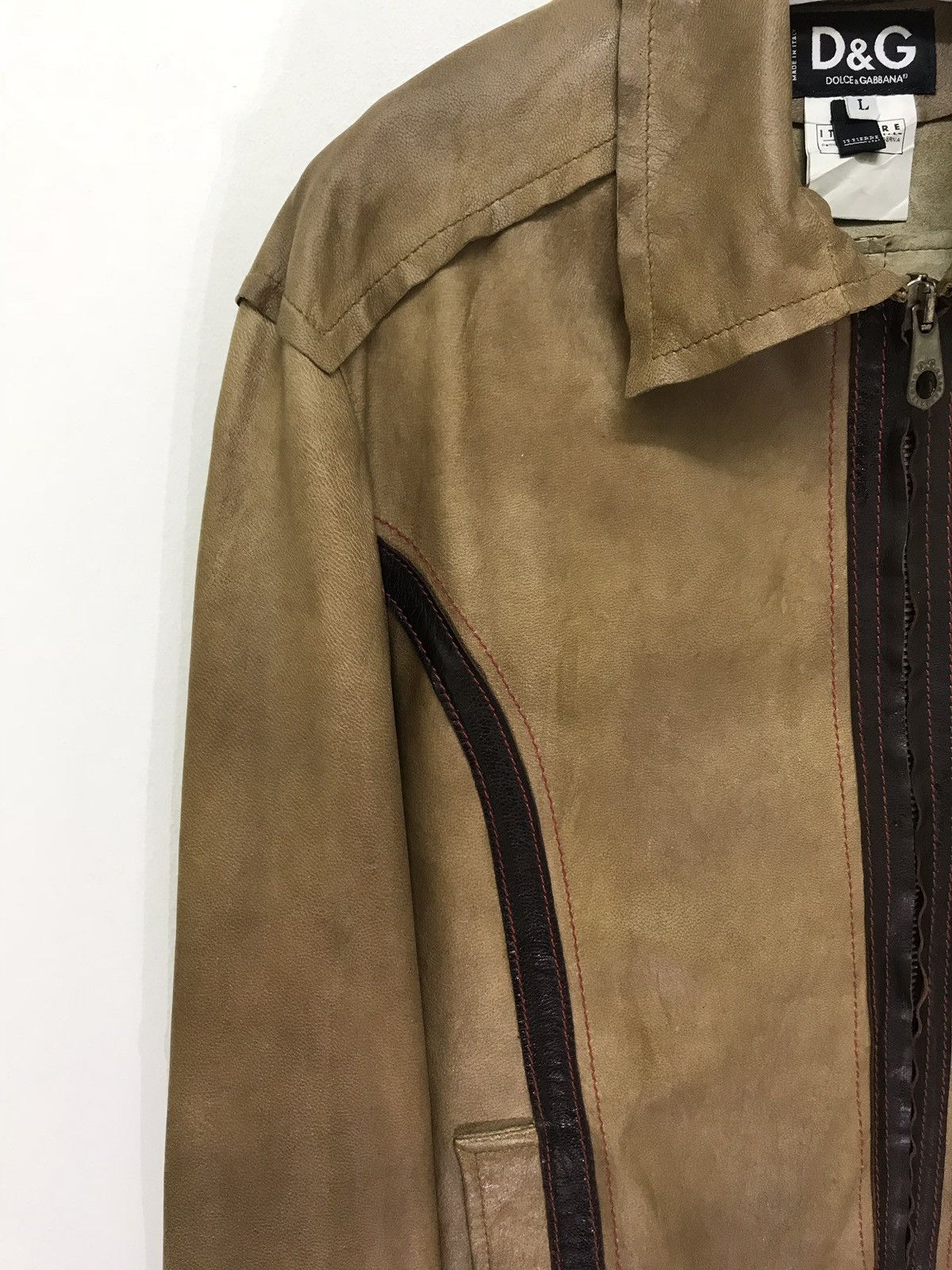 Dolce & Gabbana Made in Italy Vintage Dolce & Gabbana Moto Jacket 4🟩7 Size US S / EU 44-46 / 1 - 10 Thumbnail