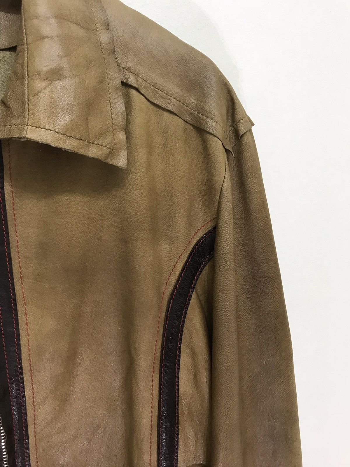 Dolce & Gabbana Made in Italy Vintage Dolce & Gabbana Moto Jacket 4🟩7 Size US S / EU 44-46 / 1 - 11 Thumbnail