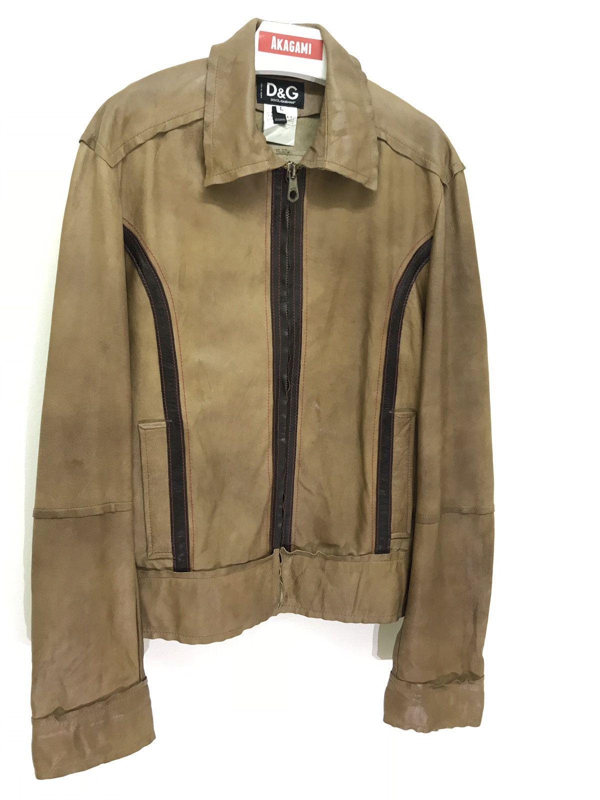 Dolce & Gabbana Made in Italy Vintage Dolce & Gabbana Moto Jacket 4🟩7 Size US S / EU 44-46 / 1 - 9 Thumbnail