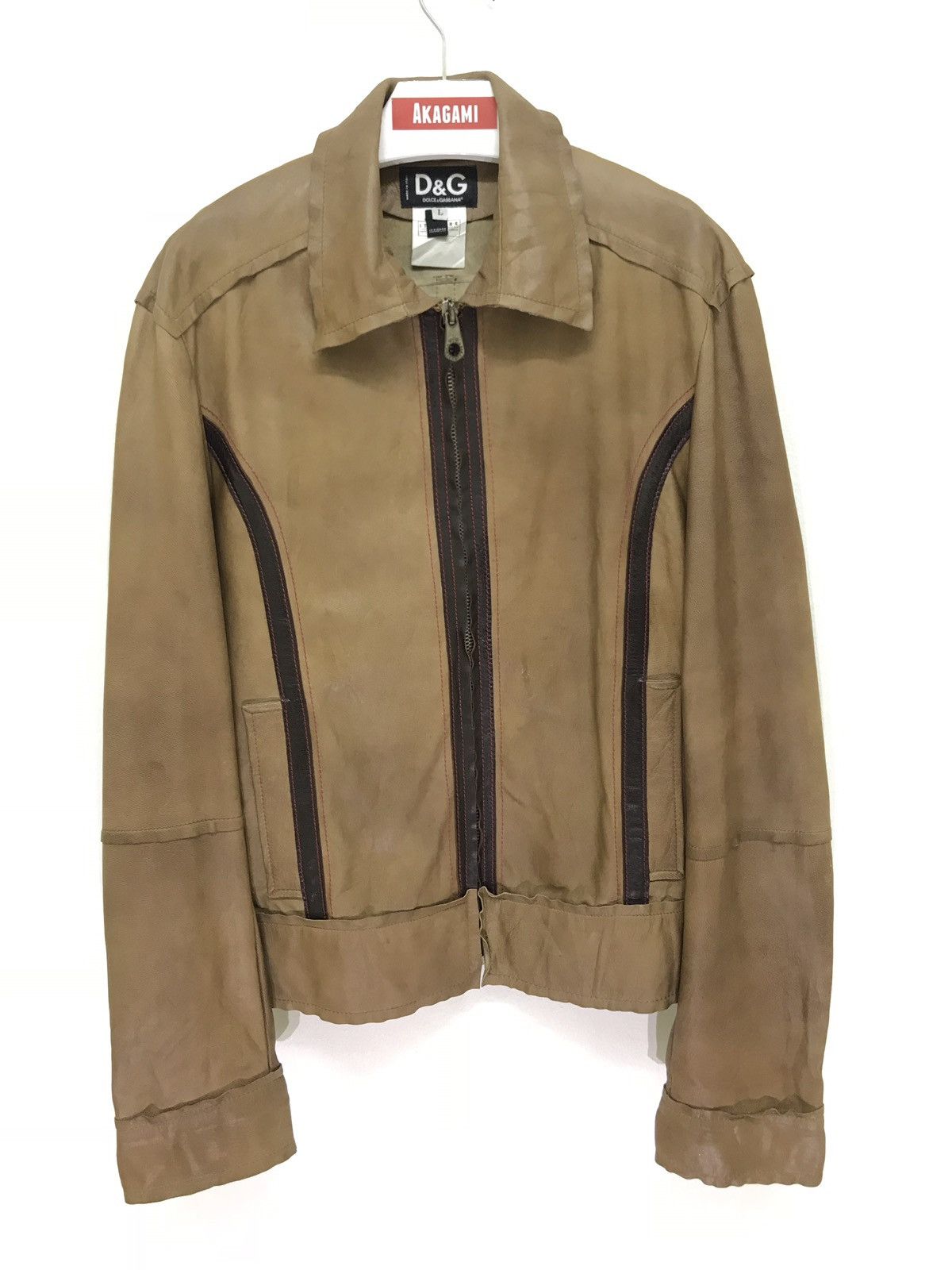 Dolce & Gabbana Made in Italy Vintage Dolce & Gabbana Moto Jacket 4🟩7 Size US S / EU 44-46 / 1 - 8 Thumbnail