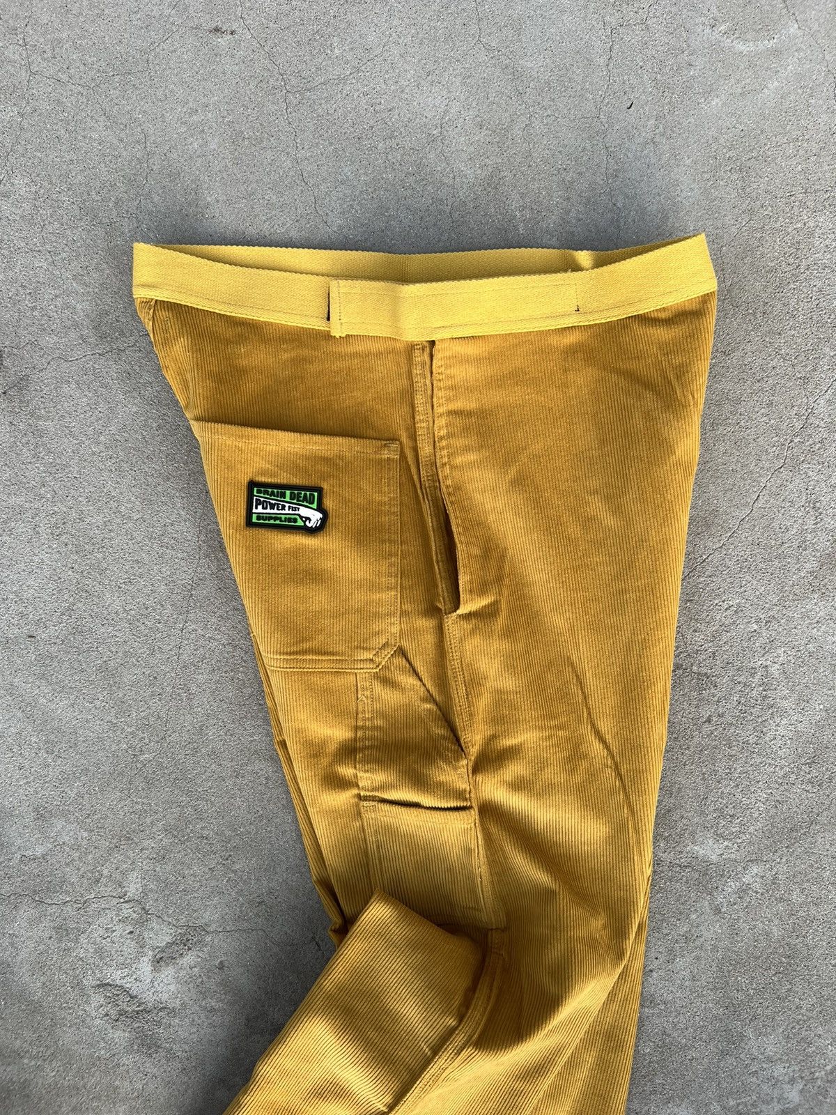 Brain Dead Brain Dead Carpenter Corduroy Yellow Size US 32 / EU 48 - 2 Thumbnail
