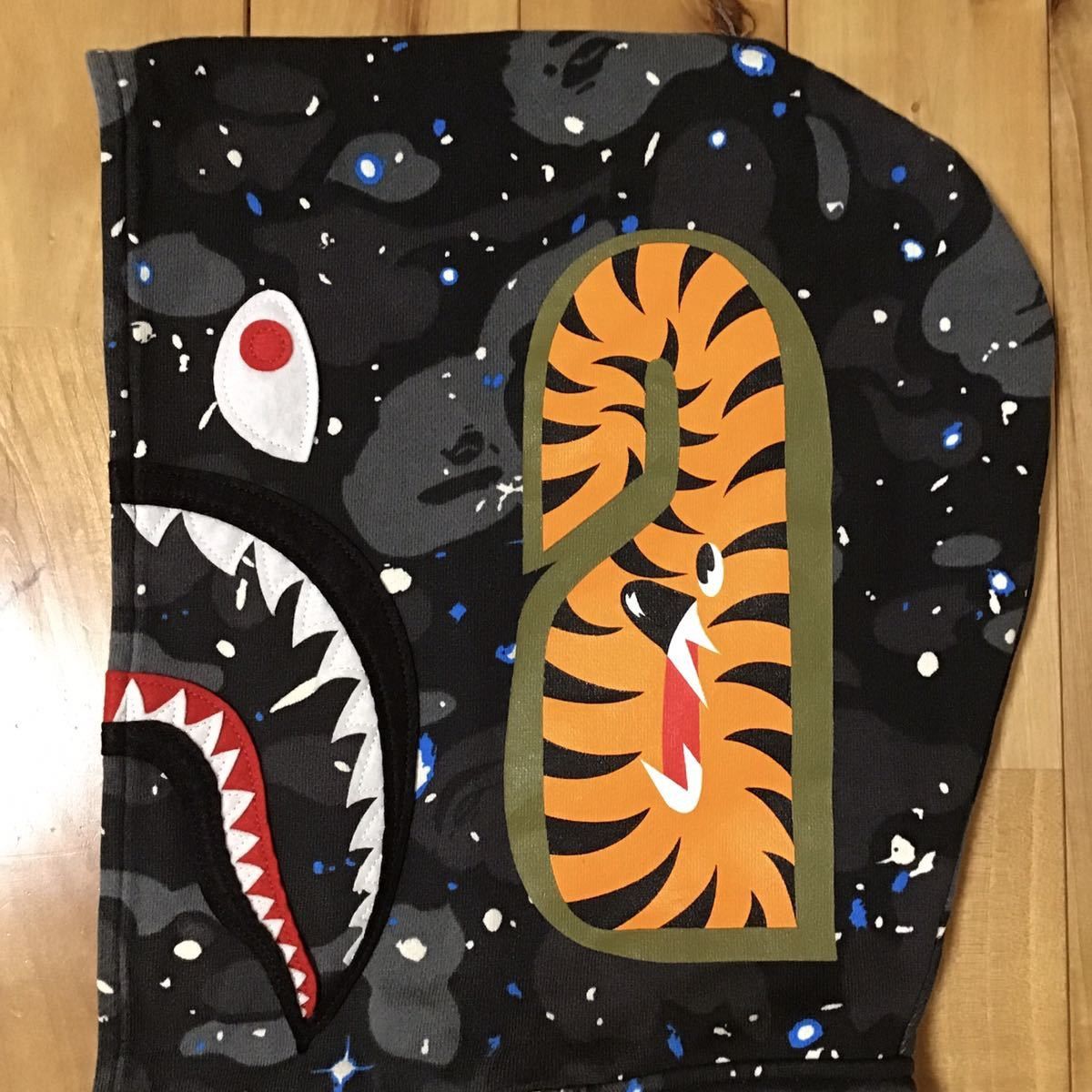 Bape 💫Glow in the dark💫 space camo Shark hoodie varsity jacket Size US M / EU 48-50 / 2 - 5 Thumbnail