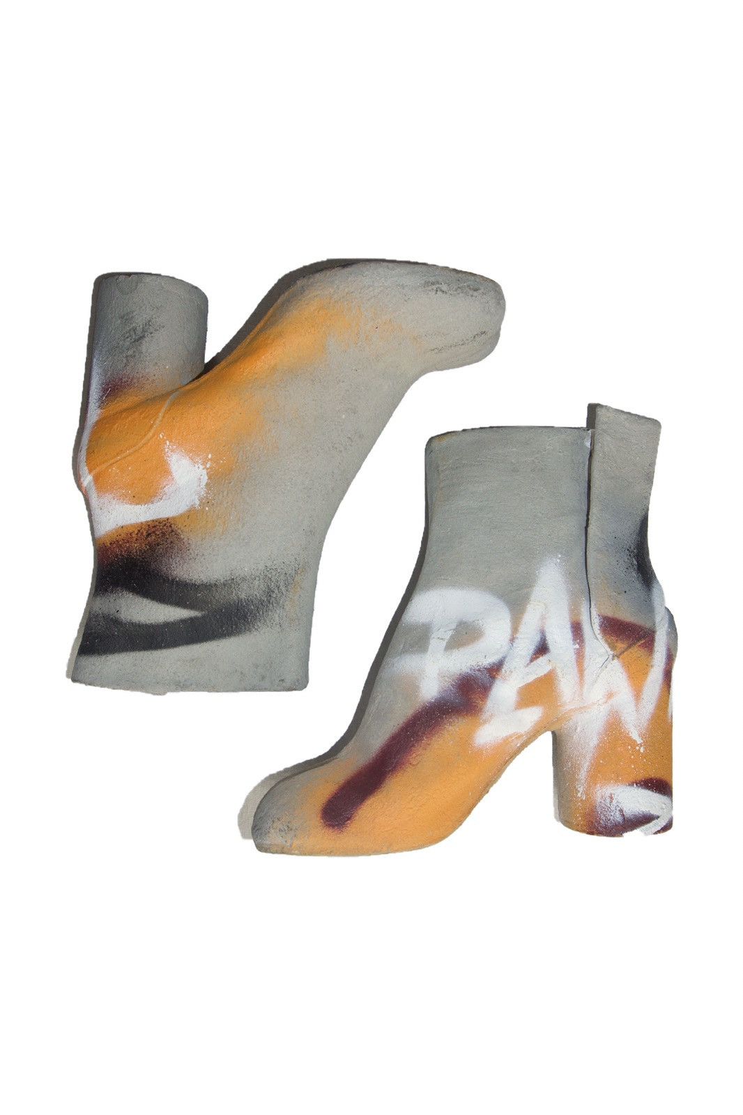 Maison Margiela Margiela 1/150 Limited edition artisanal cement tabis Size US 9 / IT 39 - 2 Thumbnail