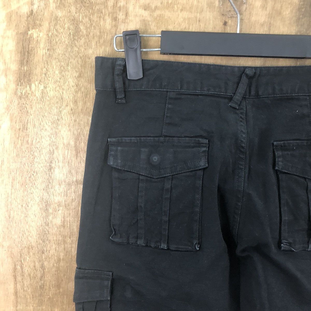 Designer × Japanese Brand Japanese Brand Black multipocket cargo pants #6271 Size US 27 - 9 Thumbnail