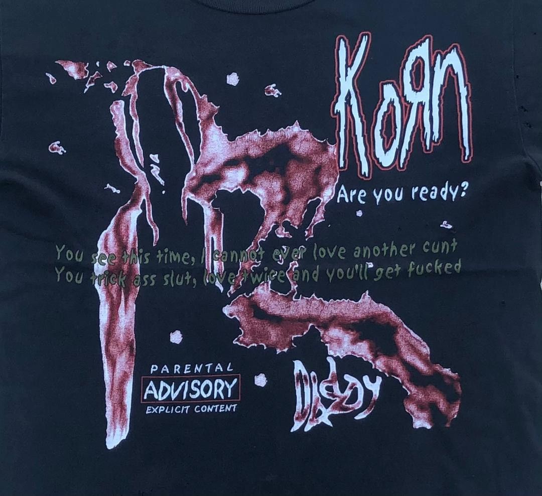 Band Tees × Vintage Vintage Korn Size US L / EU 52-54 / 3 - 2 Thumbnail