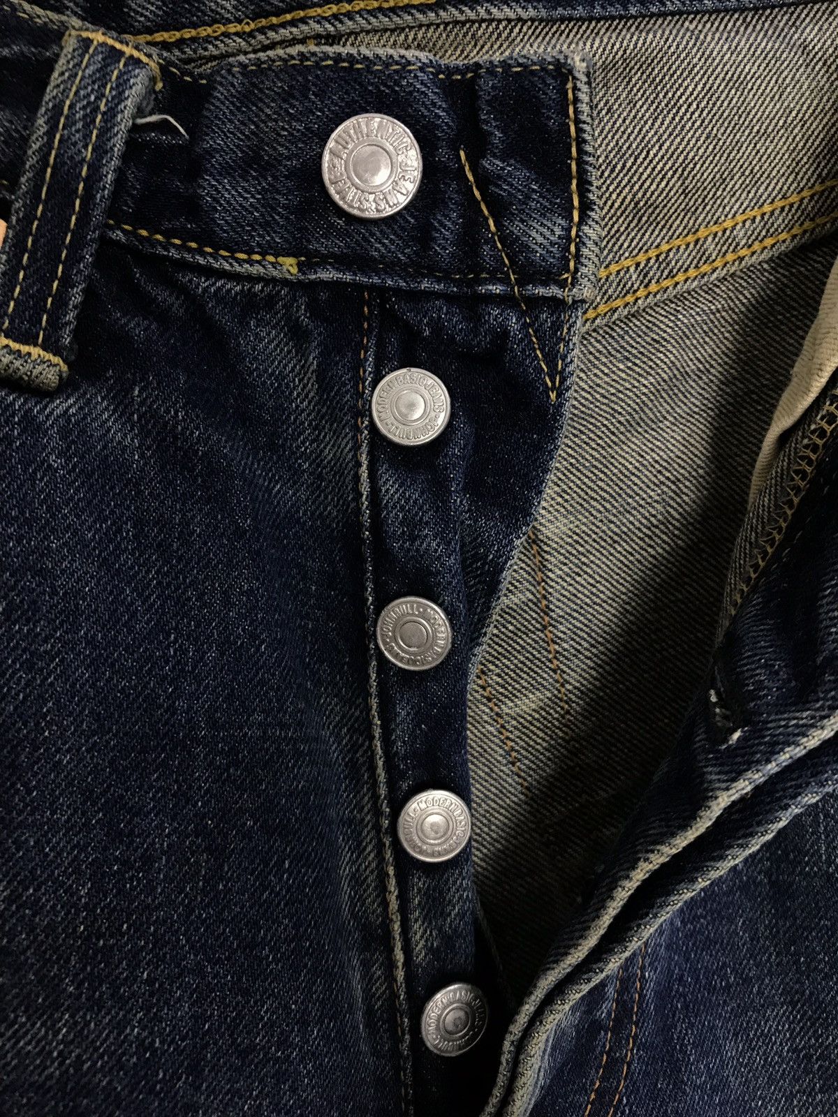 Japanese Brand × Johnbull VTG John Bull X Seving Chop Distressed Selvedge Denim Japan Size US 28 / EU 44 - 5 Thumbnail