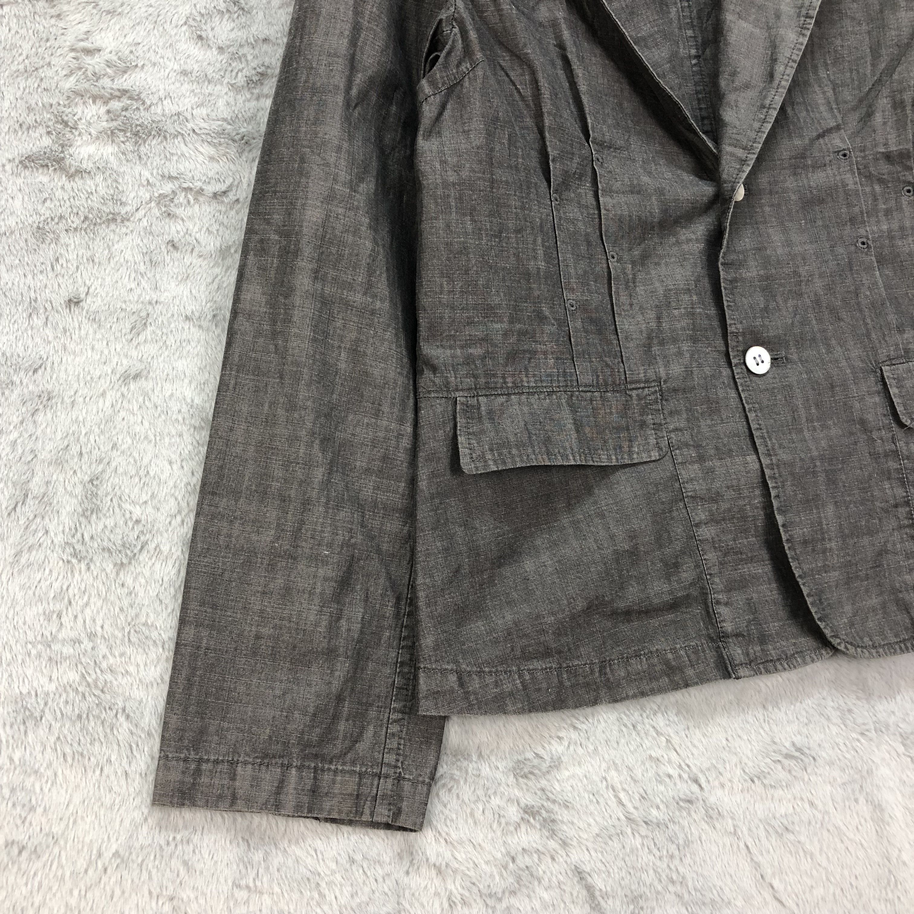 Issey Miyake Plantation by Issey Miyake Casual Jacket Blazer #4430-153 Size M / US 6-8 / IT 42-44 - 4 Thumbnail