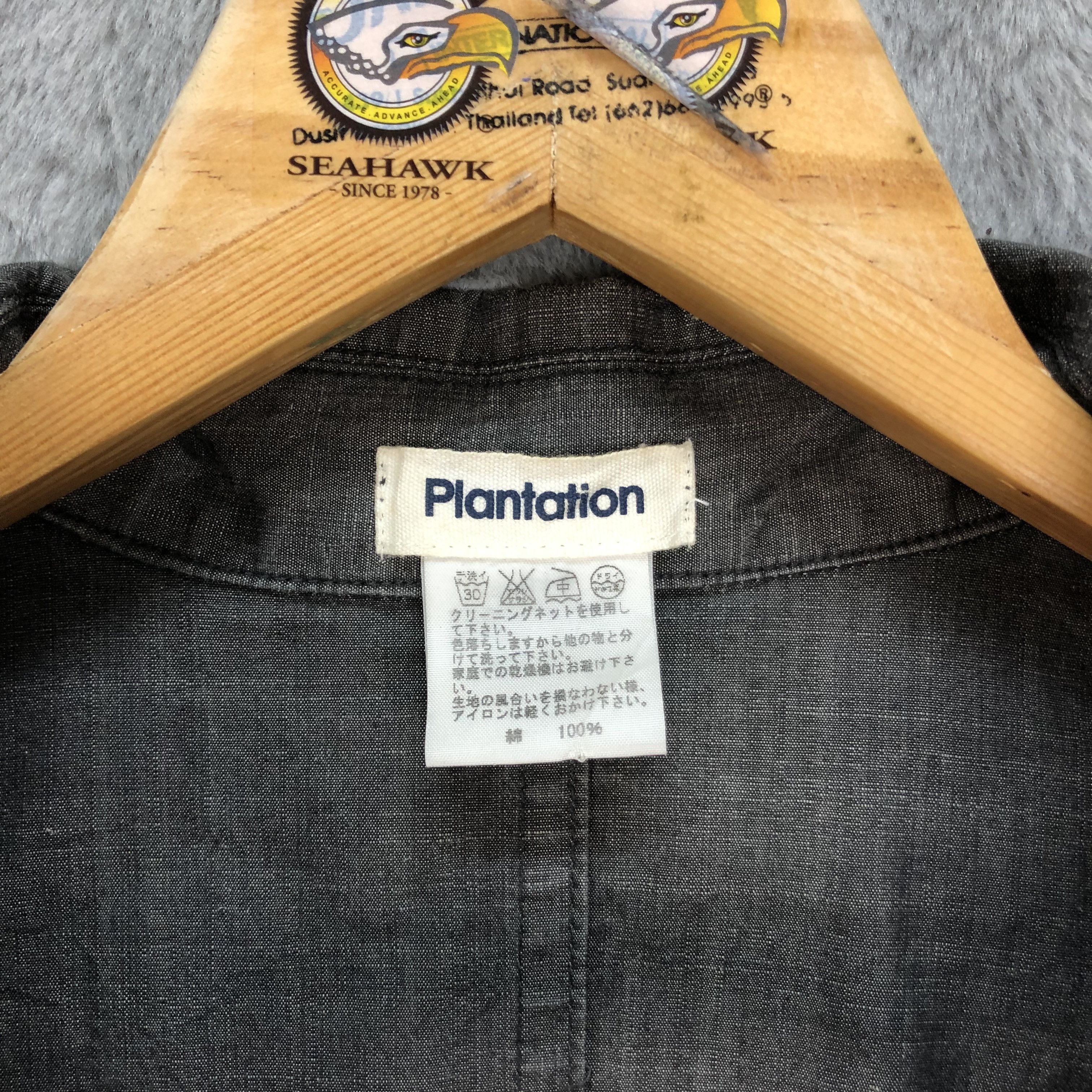 Issey Miyake Plantation by Issey Miyake Casual Jacket Blazer #4430-153 Size M / US 6-8 / IT 42-44 - 6 Thumbnail