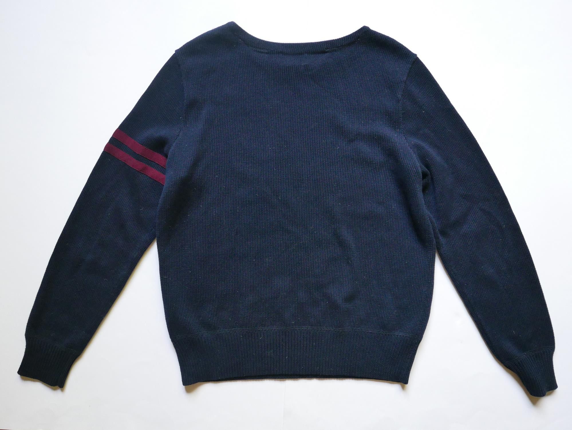 Rugby Ralph Lauren Ralph Lauren Rugby Sweater Jumper Varsity R Letterman Navy L Size L / US 10 / IT 46 - 2 Thumbnail