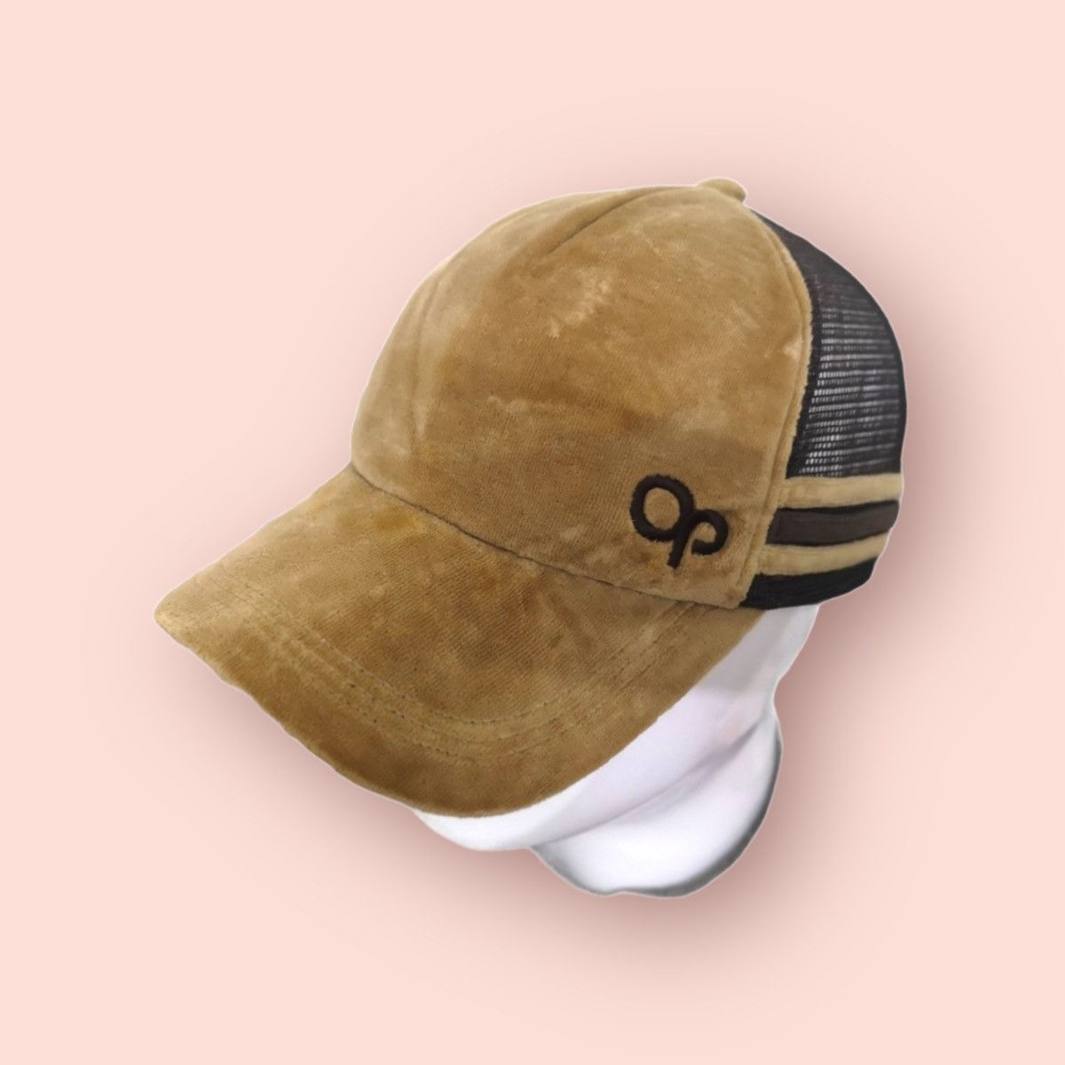 Ocean Pacific × Vintage OCEAN PACIFIC 3 STRIPES CORDUROY TRUCKER SNAPBACK Size ONE SIZE - 3 Thumbnail