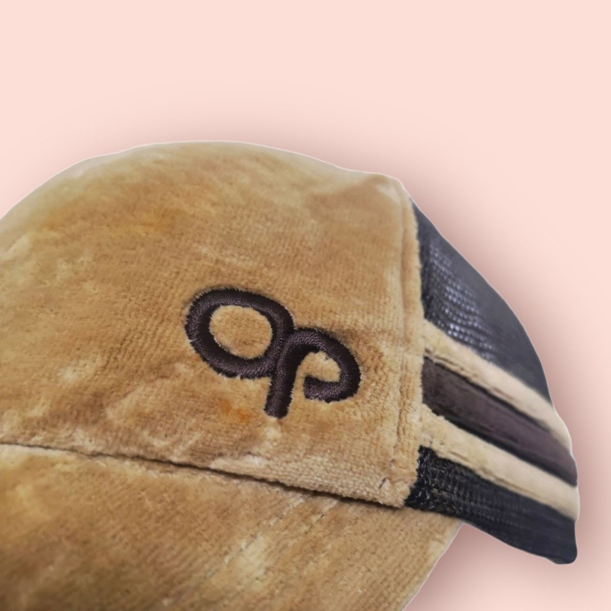 Ocean Pacific × Vintage OCEAN PACIFIC 3 STRIPES CORDUROY TRUCKER SNAPBACK Size ONE SIZE - 4 Thumbnail