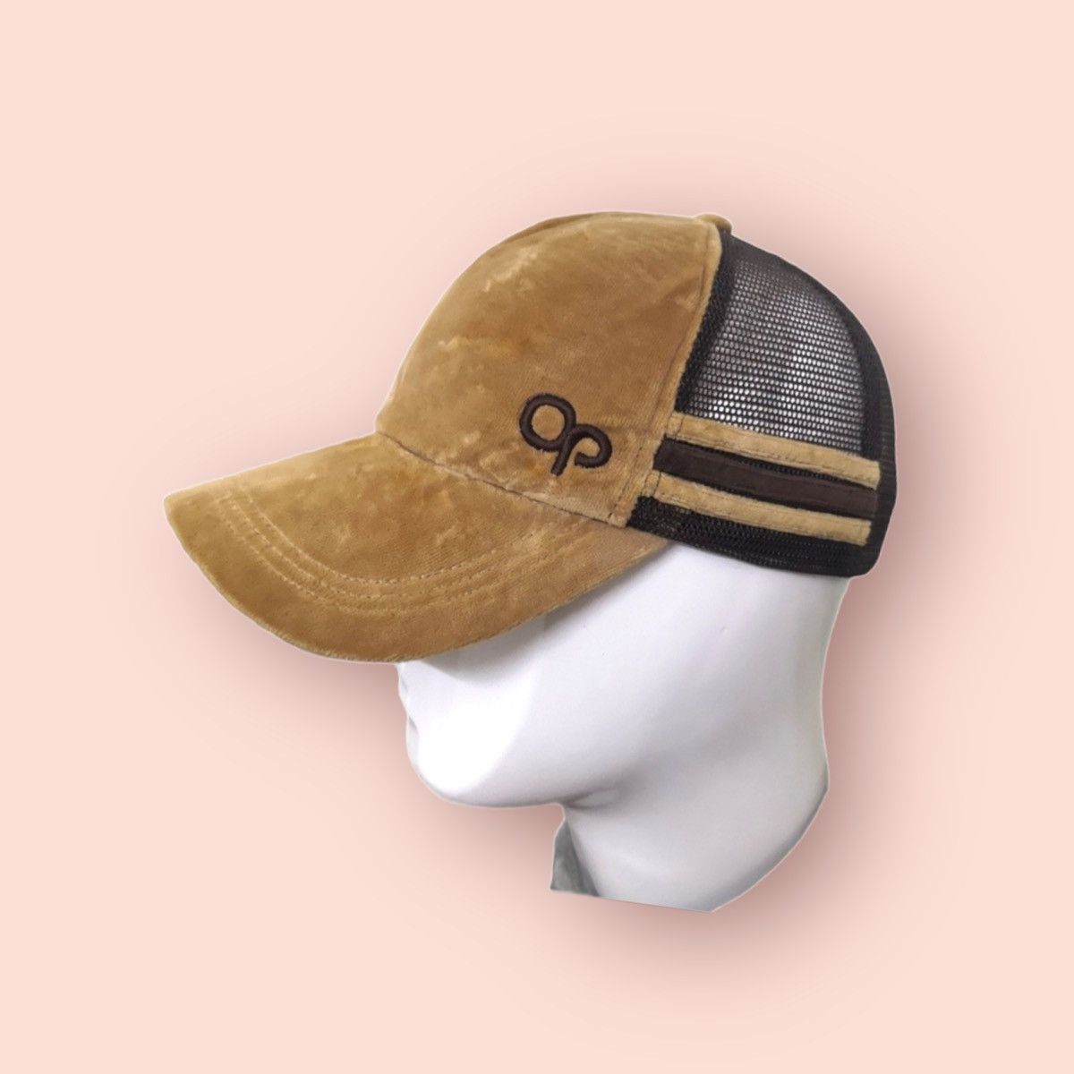 Ocean Pacific × Vintage OCEAN PACIFIC 3 STRIPES CORDUROY TRUCKER SNAPBACK Size ONE SIZE - 2 Thumbnail