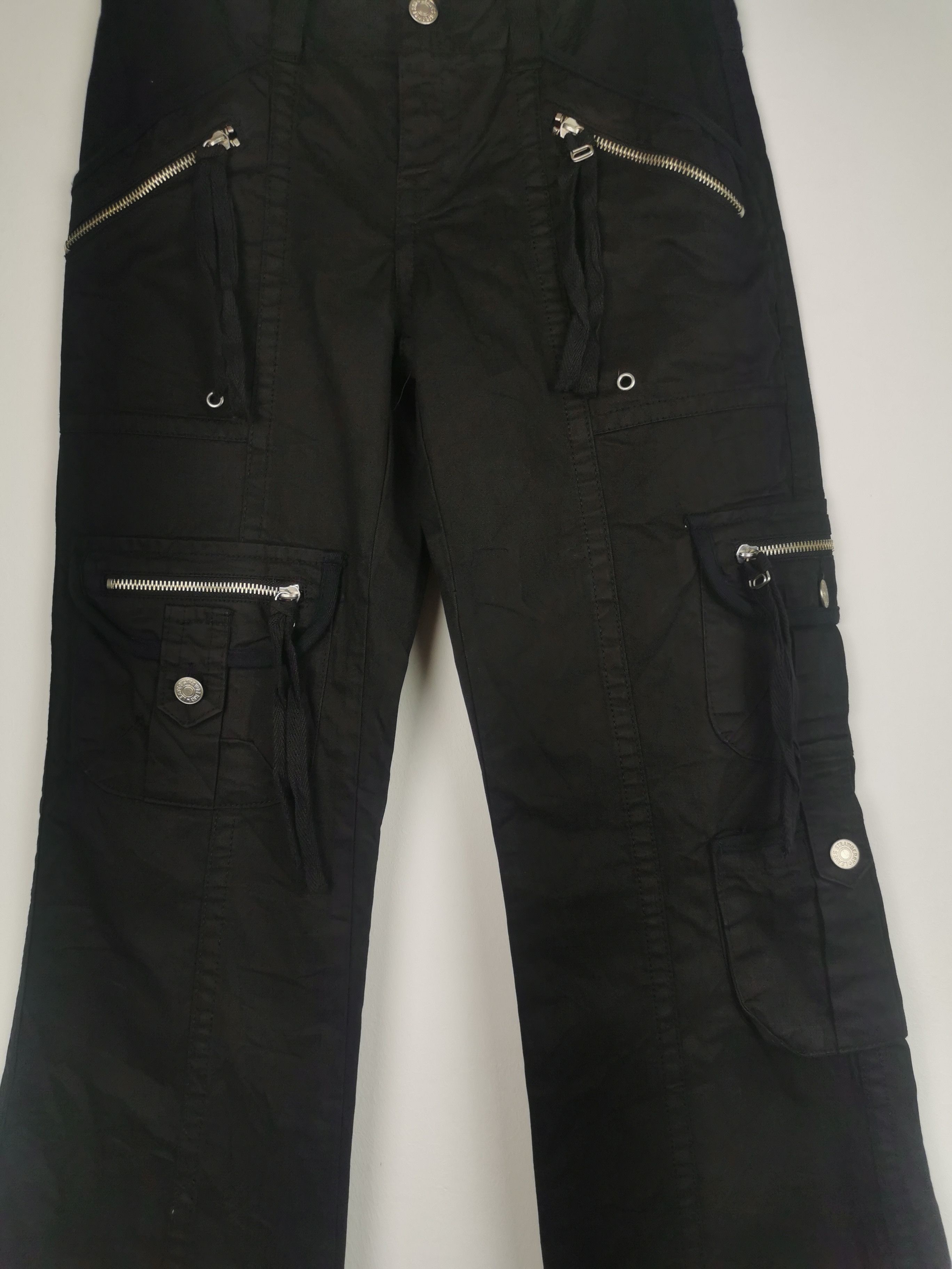 Japanese Brand × Seditionaries Pauline Bleu Bondage Bootcut Cargo Pant Size US 29 - 3 Thumbnail
