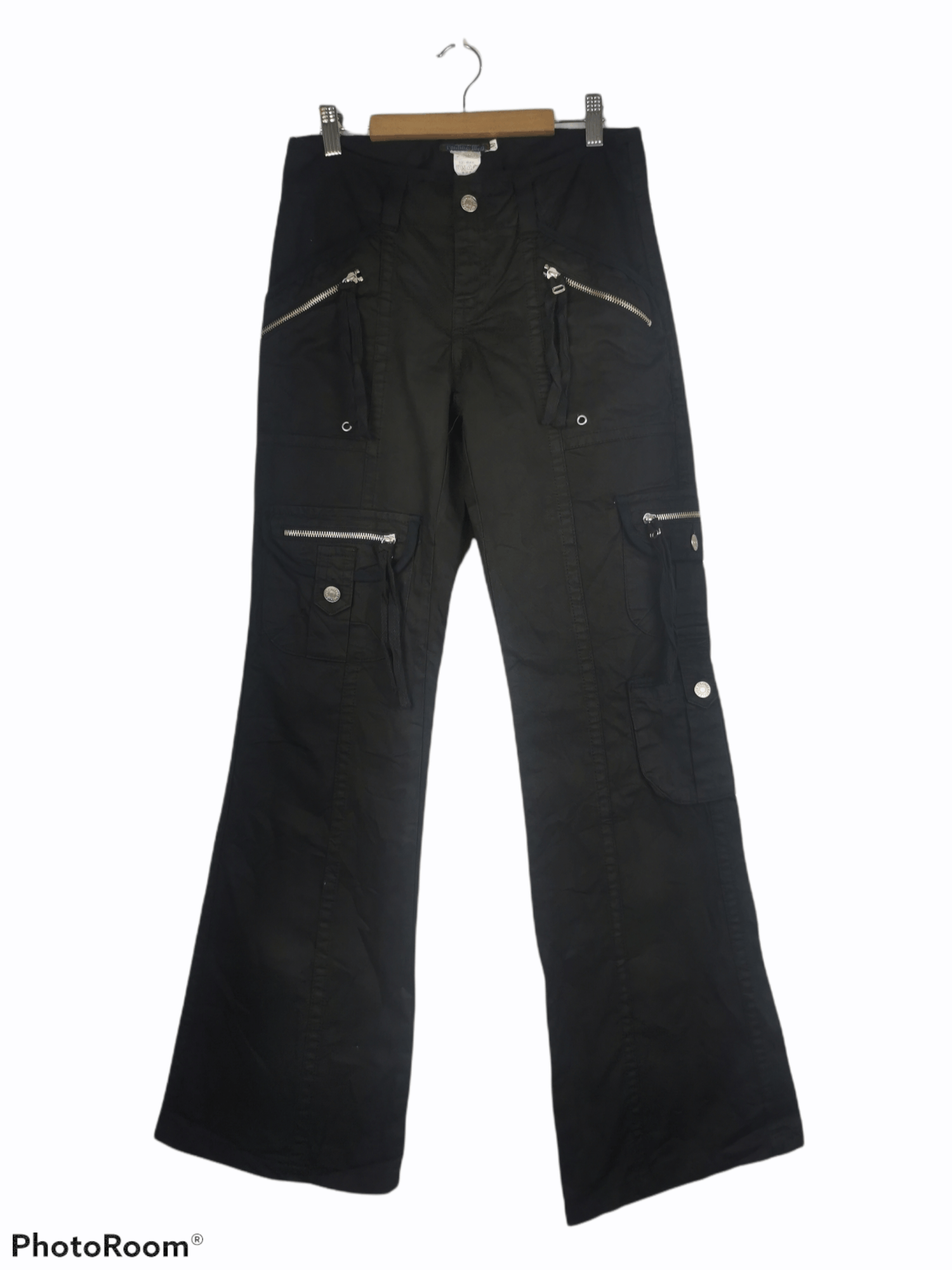 Japanese Brand × Seditionaries Pauline Bleu Bondage Bootcut Cargo Pant Size US 29 - 1 Thumbnail