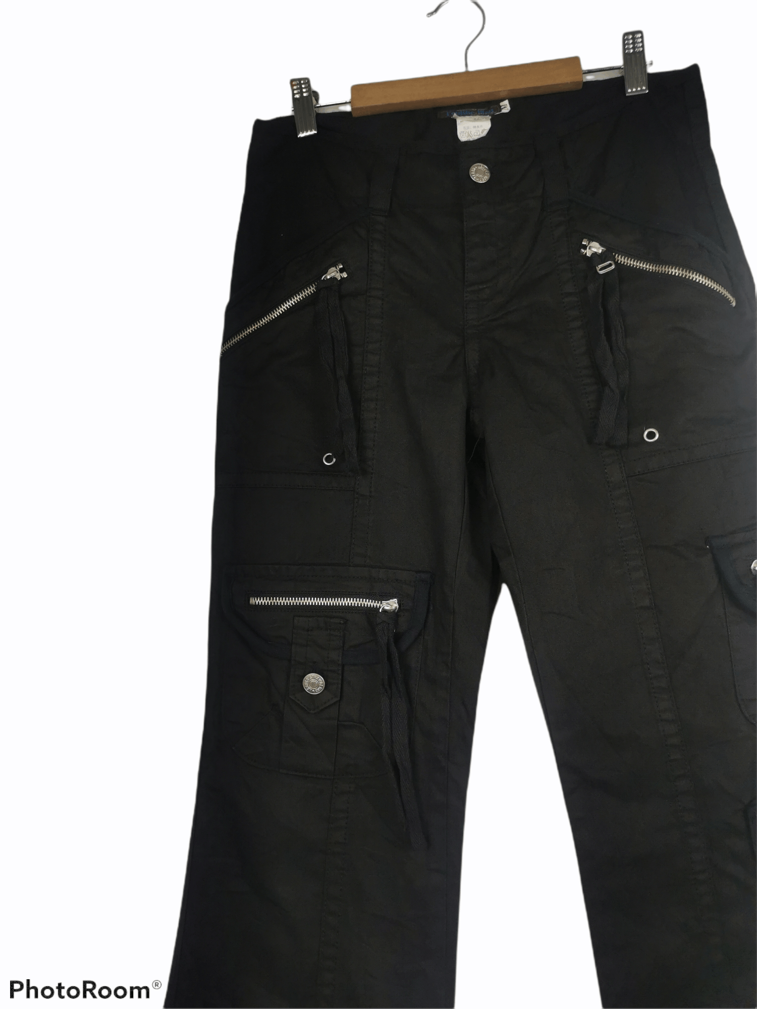Japanese Brand × Seditionaries Pauline Bleu Bondage Bootcut Cargo Pant Size US 29 - 2 Thumbnail