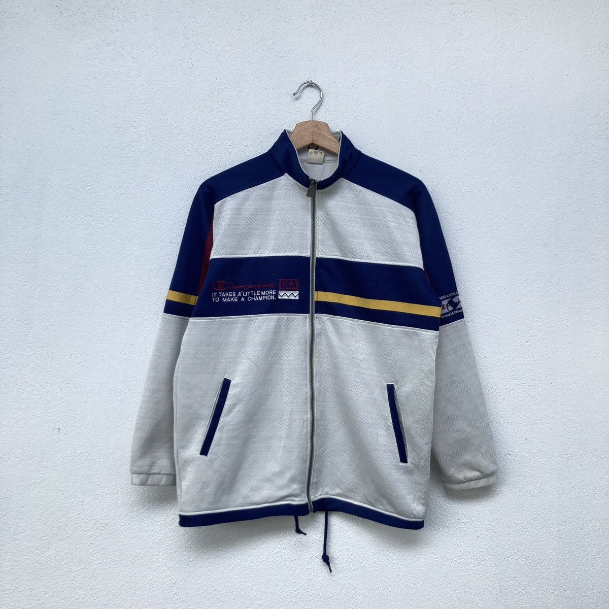 Champion Buffalo Legend Full Zip Track Jacket Vintage Y2K Red