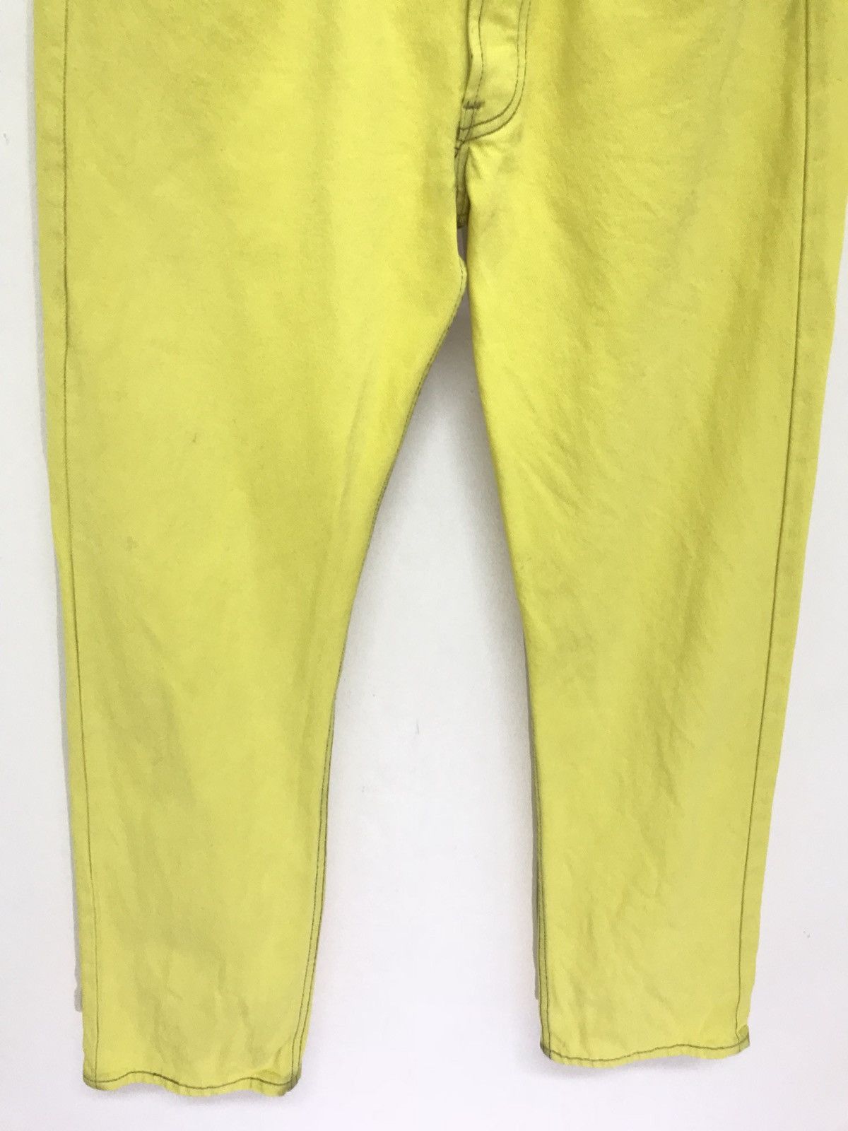 Levi's Vintage Clothing Made in USA Vintage 90s Levi’s 501 Yellow Regular Size US 29 - 4 Thumbnail