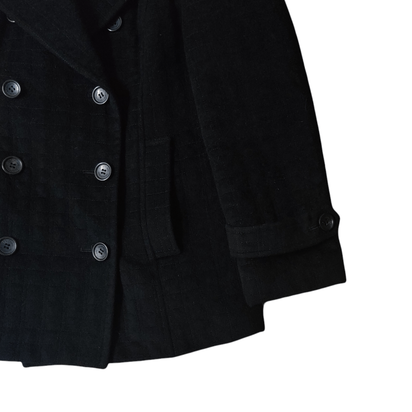 Japanese Brand 22 Octobre Paris-Bruxelles Double Brested Wool Coat Size US M / EU 48-50 / 2 - 4 Thumbnail