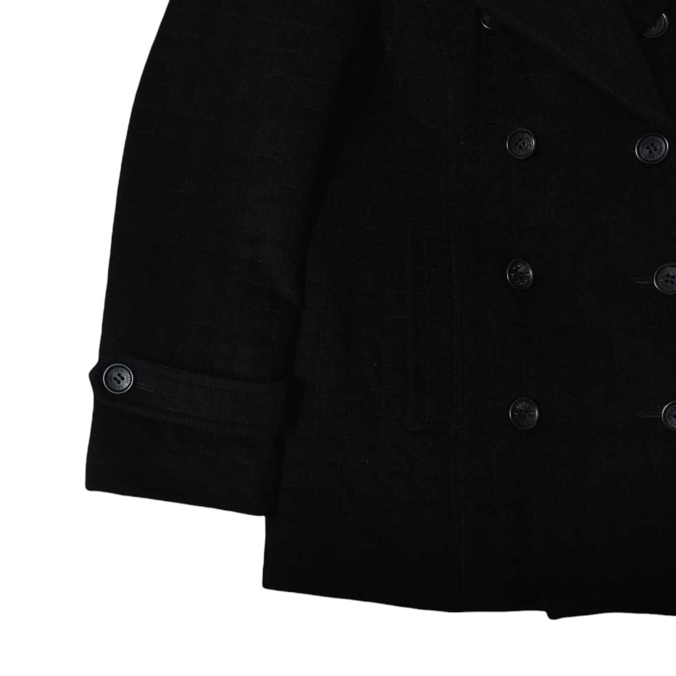 Japanese Brand 22 Octobre Paris-Bruxelles Double Brested Wool Coat Size US M / EU 48-50 / 2 - 3 Thumbnail