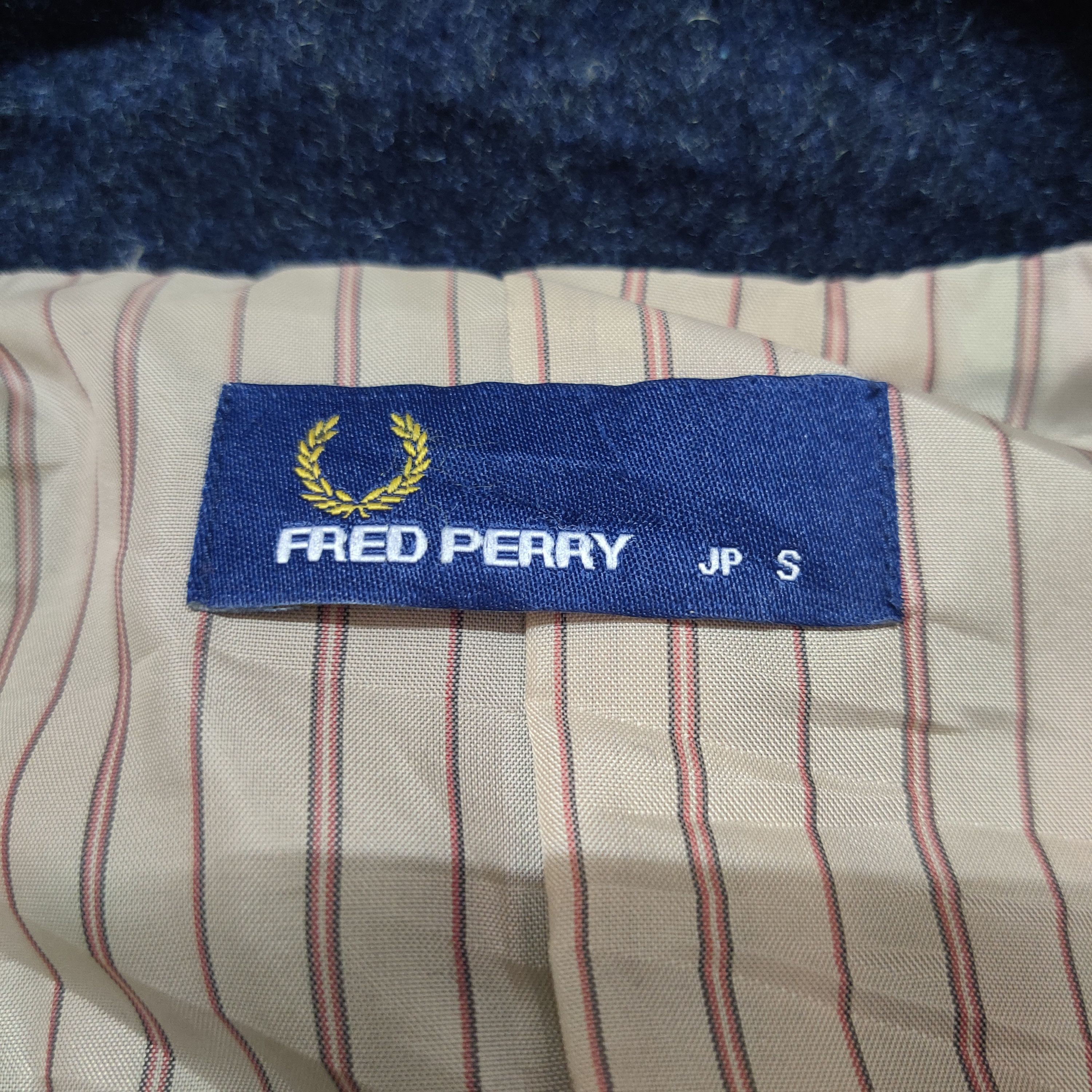 Fred Perry Vintage Fred Perry Heavy Wool Coat Double Breasted Size US S / EU 44-46 / 1 - 9 Thumbnail