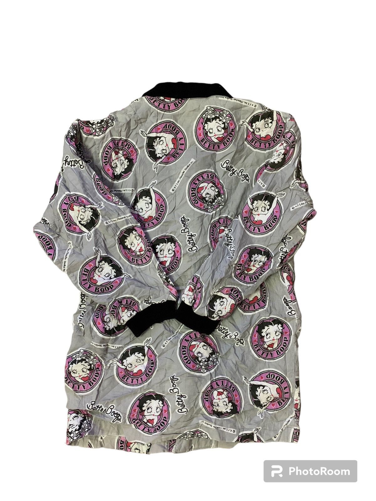 Anime Nice Betty Boob Monogram Button Kimono Jacket Size US M / EU 48-50 / 2 - 2 Thumbnail