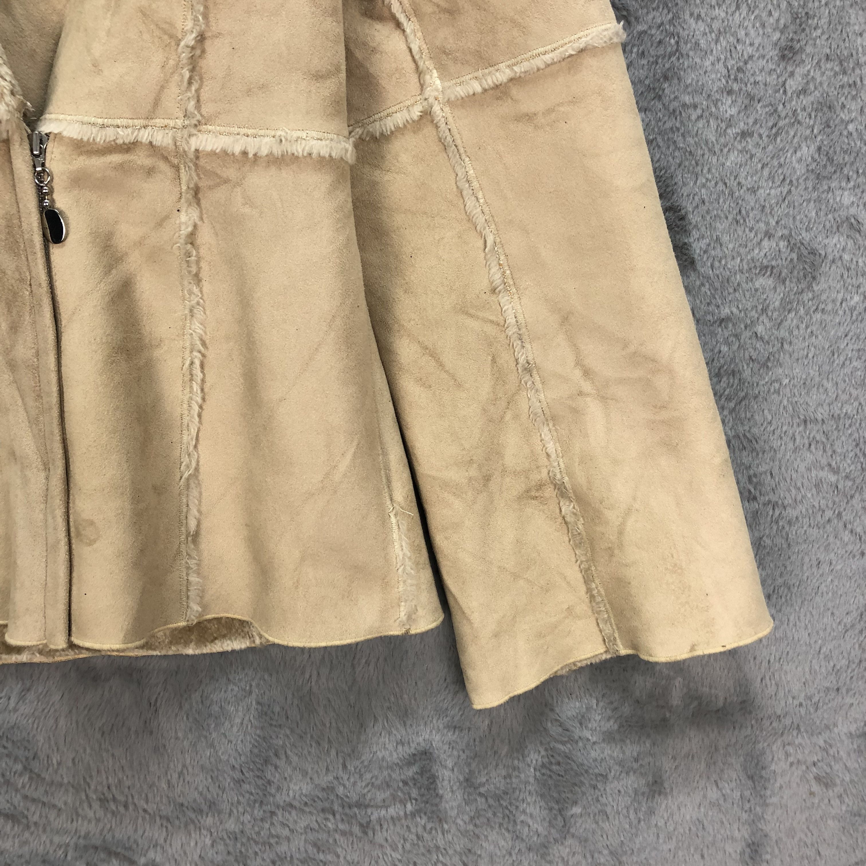 Trussardi TRUSSARDI FUR SUEDE JACKET #5200-179 Size S / US 4 / IT 40 - 6 Thumbnail