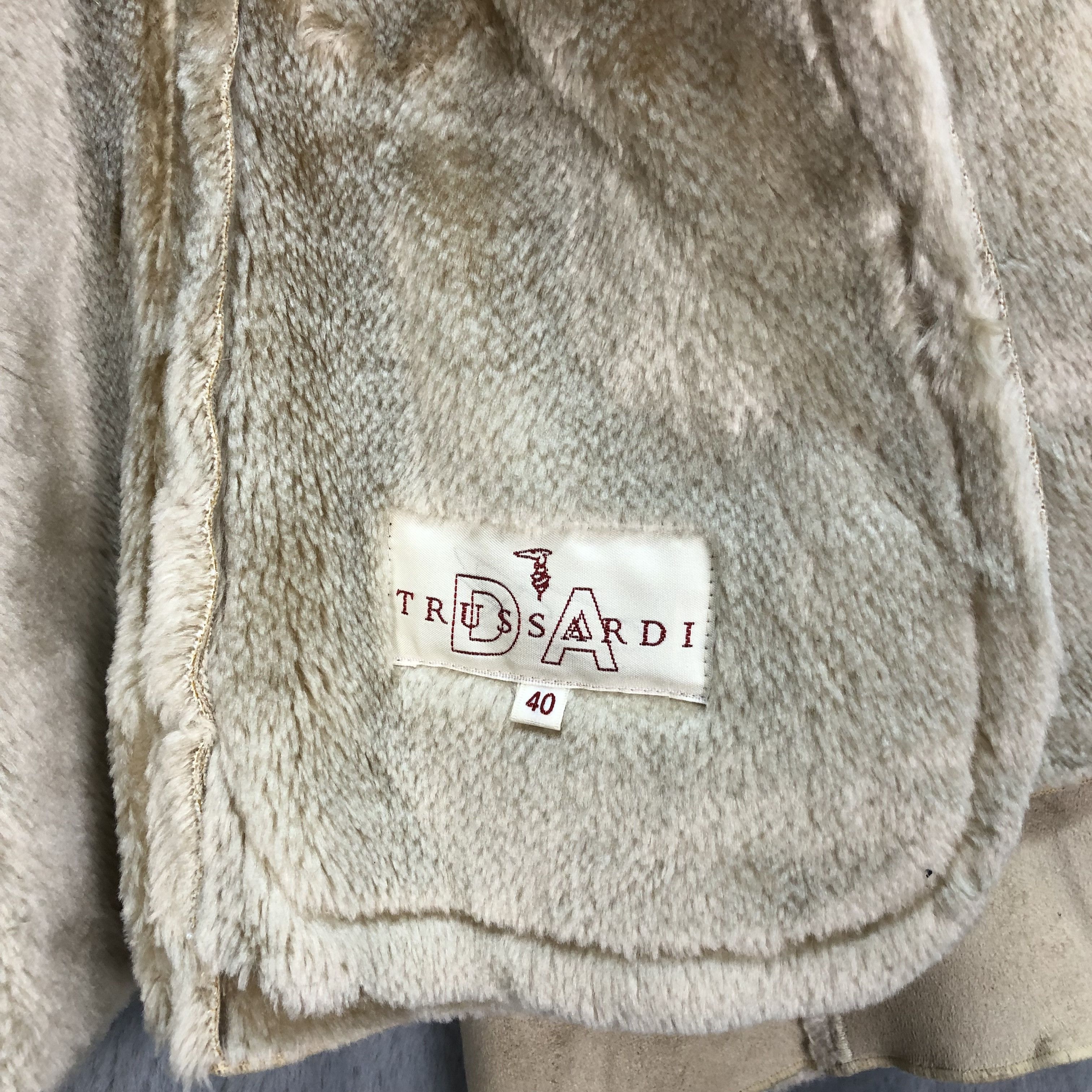 Trussardi TRUSSARDI FUR SUEDE JACKET #5200-179 Size S / US 4 / IT 40 - 8 Thumbnail