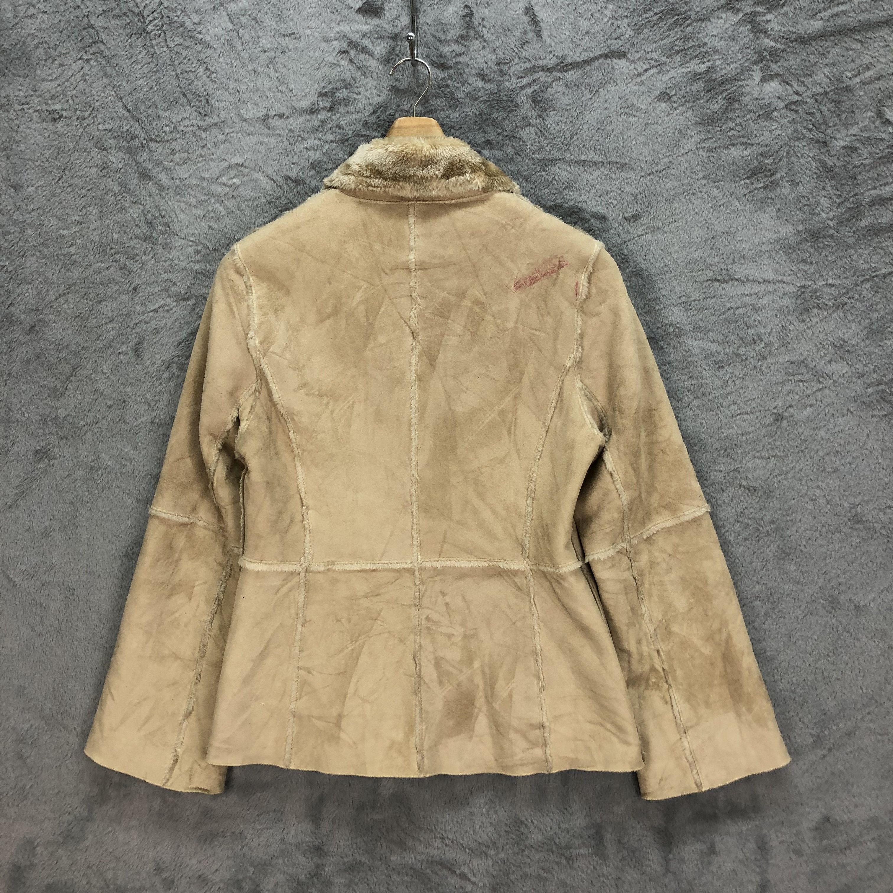 Trussardi TRUSSARDI FUR SUEDE JACKET #5200-179 Size S / US 4 / IT 40 - 11 Thumbnail