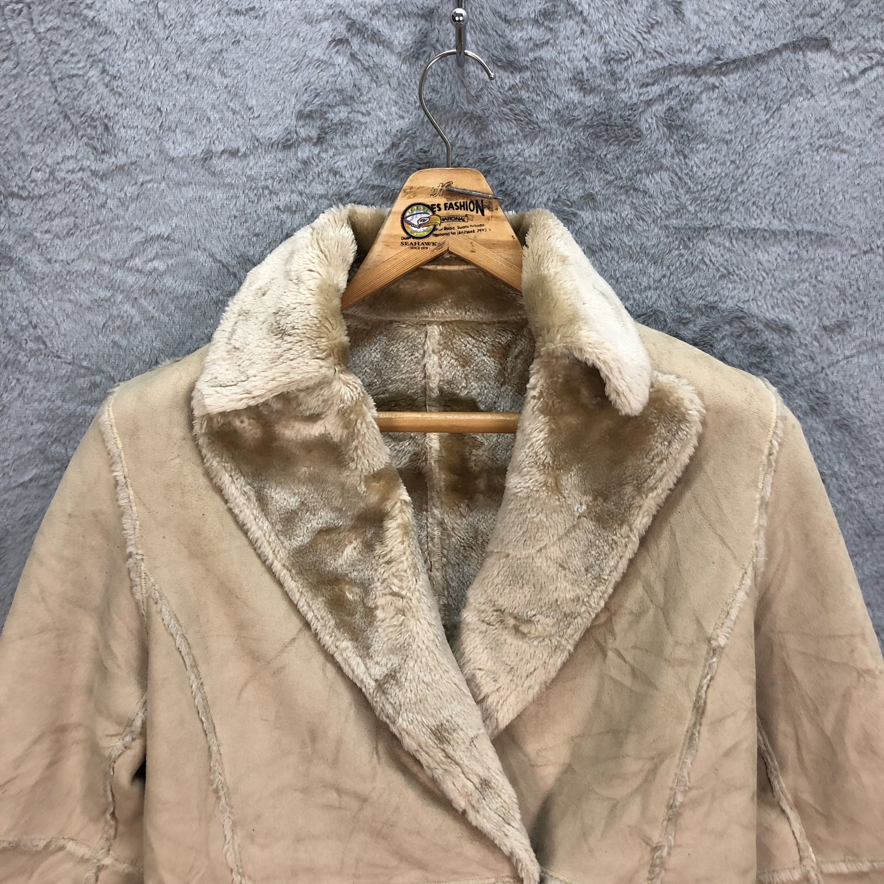 Trussardi TRUSSARDI FUR SUEDE JACKET #5200-179 Size S / US 4 / IT 40 - 2 Thumbnail