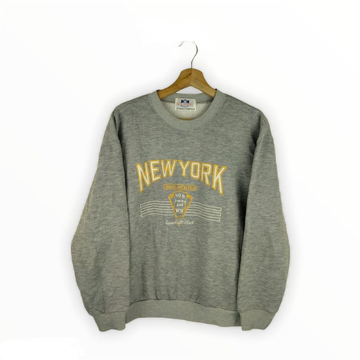 Japanese Brand × Vintage Vintage New York Spell Out Sweatshirt Size US S / EU 44-46 / 1 - 1 Thumbnail