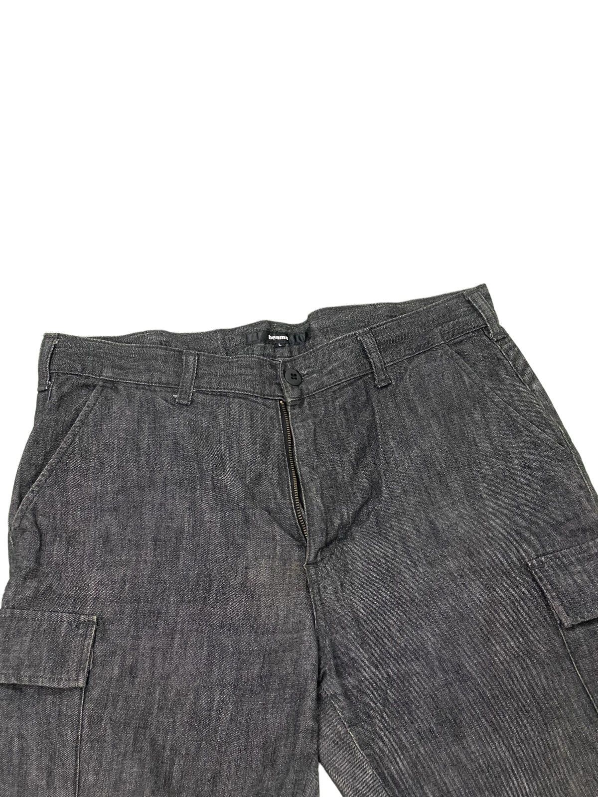 Beams Plus Made in Japan Beams Denim Cargo Pant Dark Grey Regular 37🟦 Size US 32 / EU 48 - 8 Thumbnail