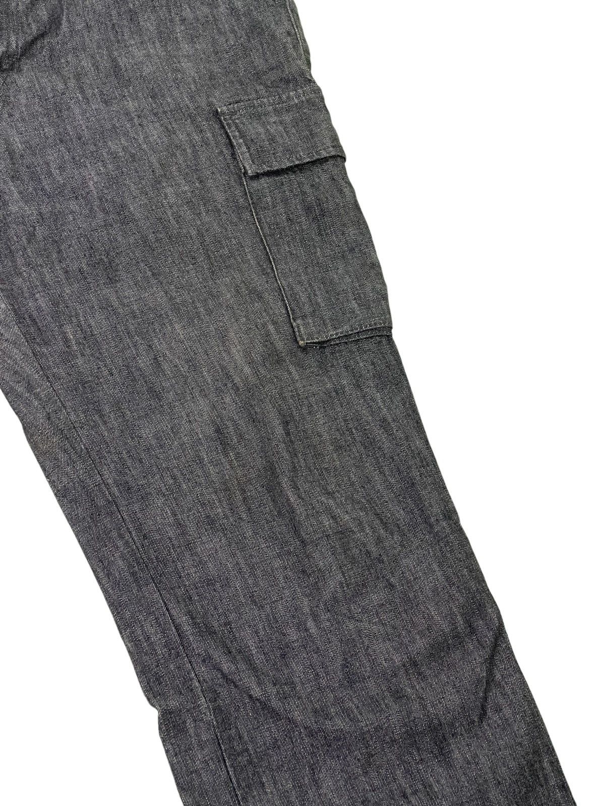 Beams Plus Made in Japan Beams Denim Cargo Pant Dark Grey Regular 37🟦 Size US 32 / EU 48 - 7 Thumbnail