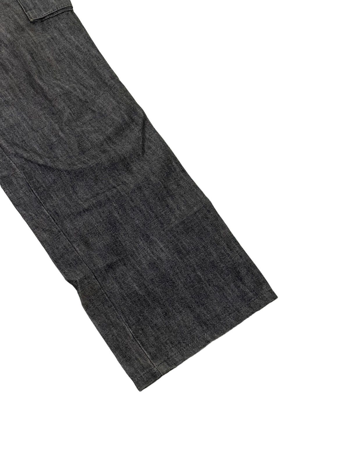 Beams Plus Made in Japan Beams Denim Cargo Pant Dark Grey Regular 37🟦 Size US 32 / EU 48 - 4 Thumbnail