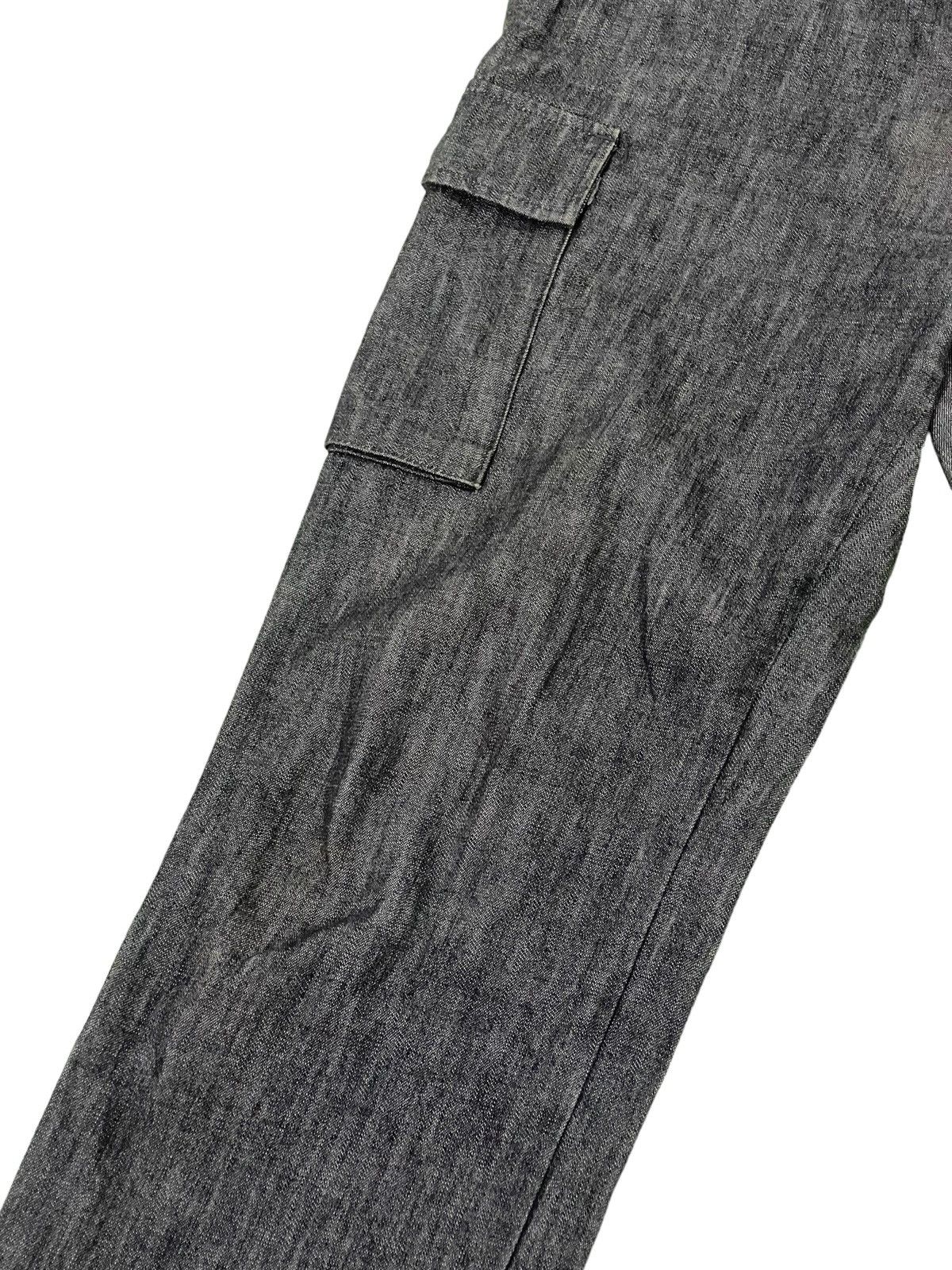 Beams Plus Made in Japan Beams Denim Cargo Pant Dark Grey Regular 37🟦 Size US 32 / EU 48 - 6 Thumbnail