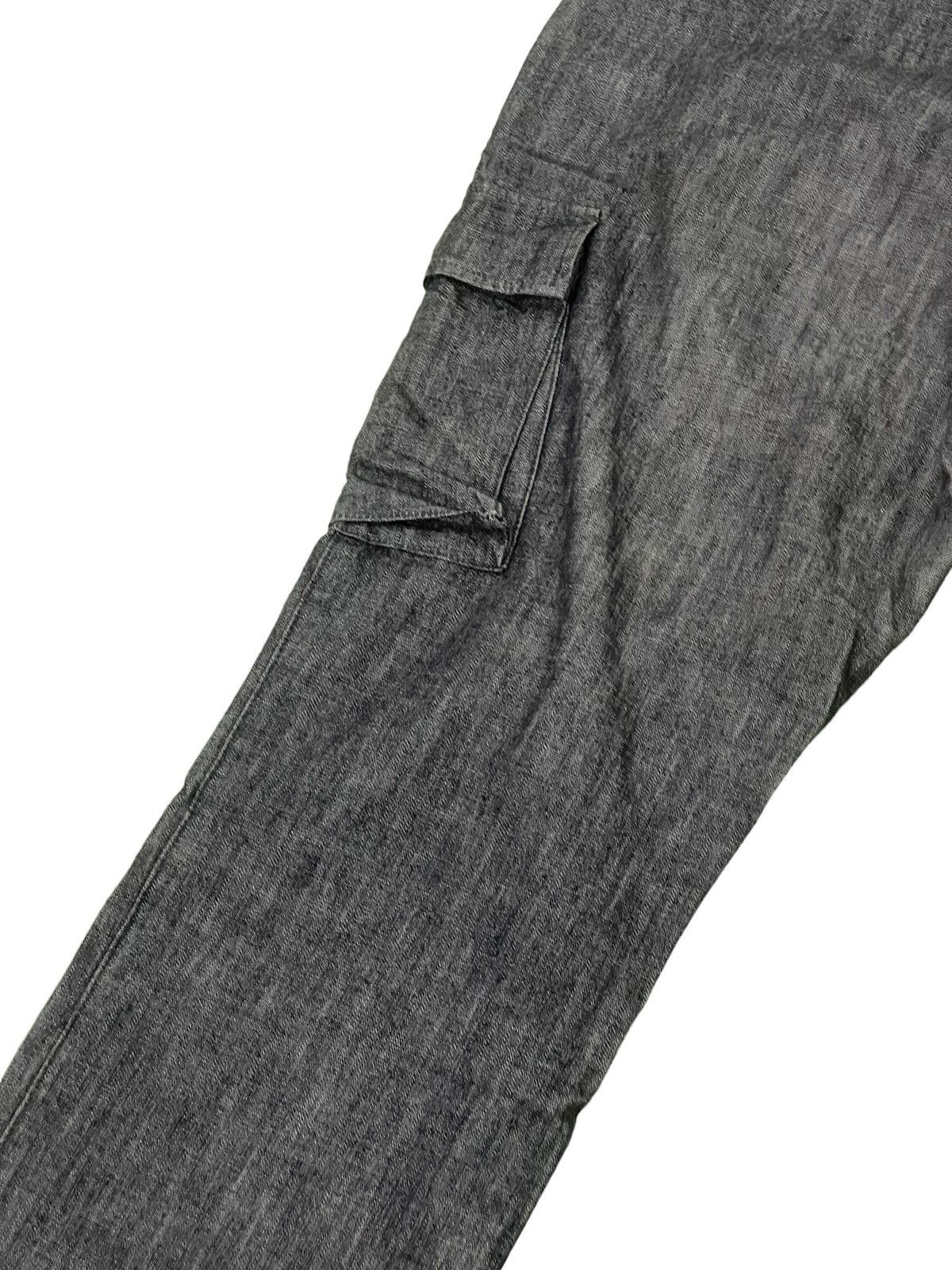Beams Plus Made in Japan Beams Denim Cargo Pant Dark Grey Regular 37🟦 Size US 32 / EU 48 - 15 Thumbnail