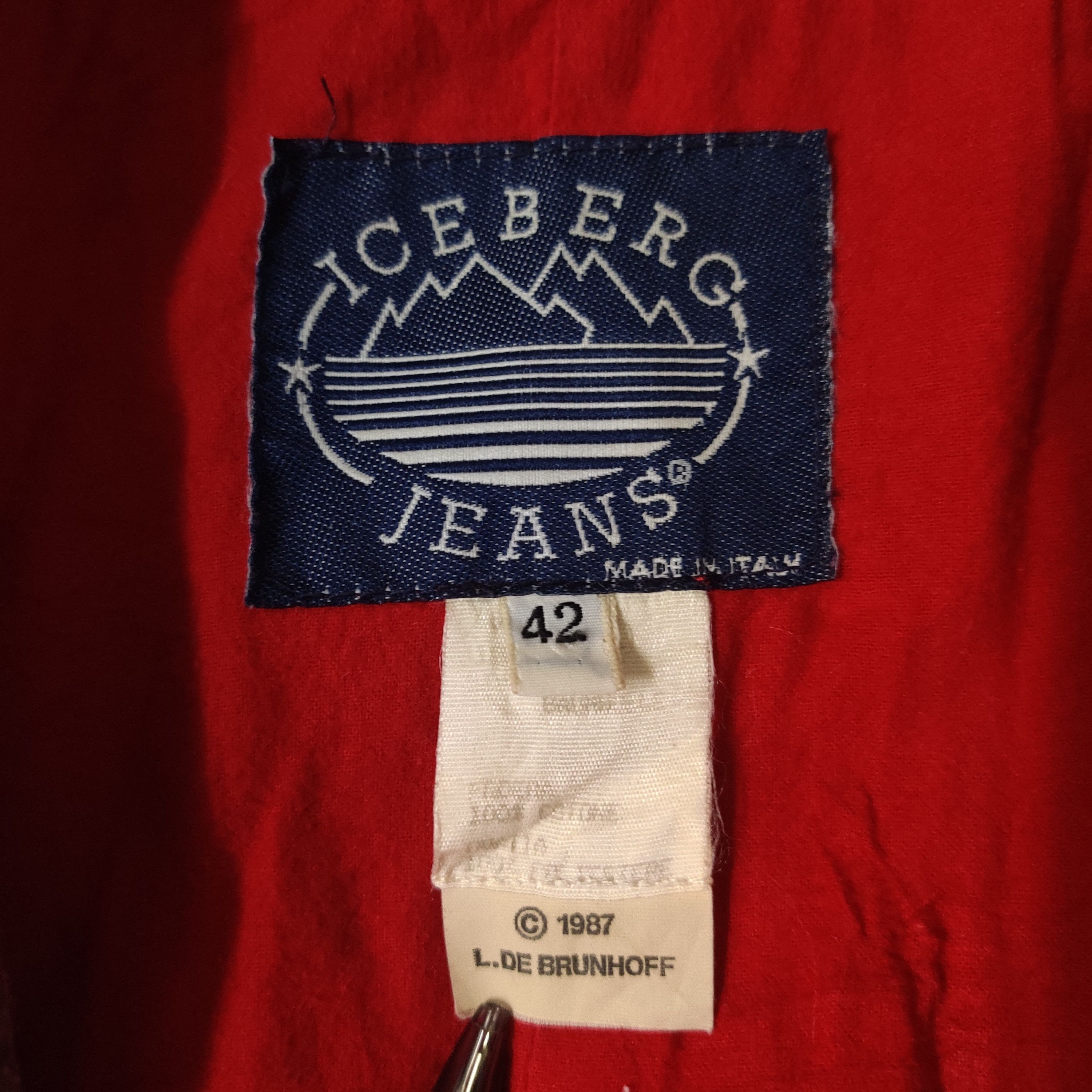 Iceberg Vintage 1987 Iceberg Jeans L.De Brunhoff Jacket Size US M / EU 48-50 / 2 - 7 Thumbnail