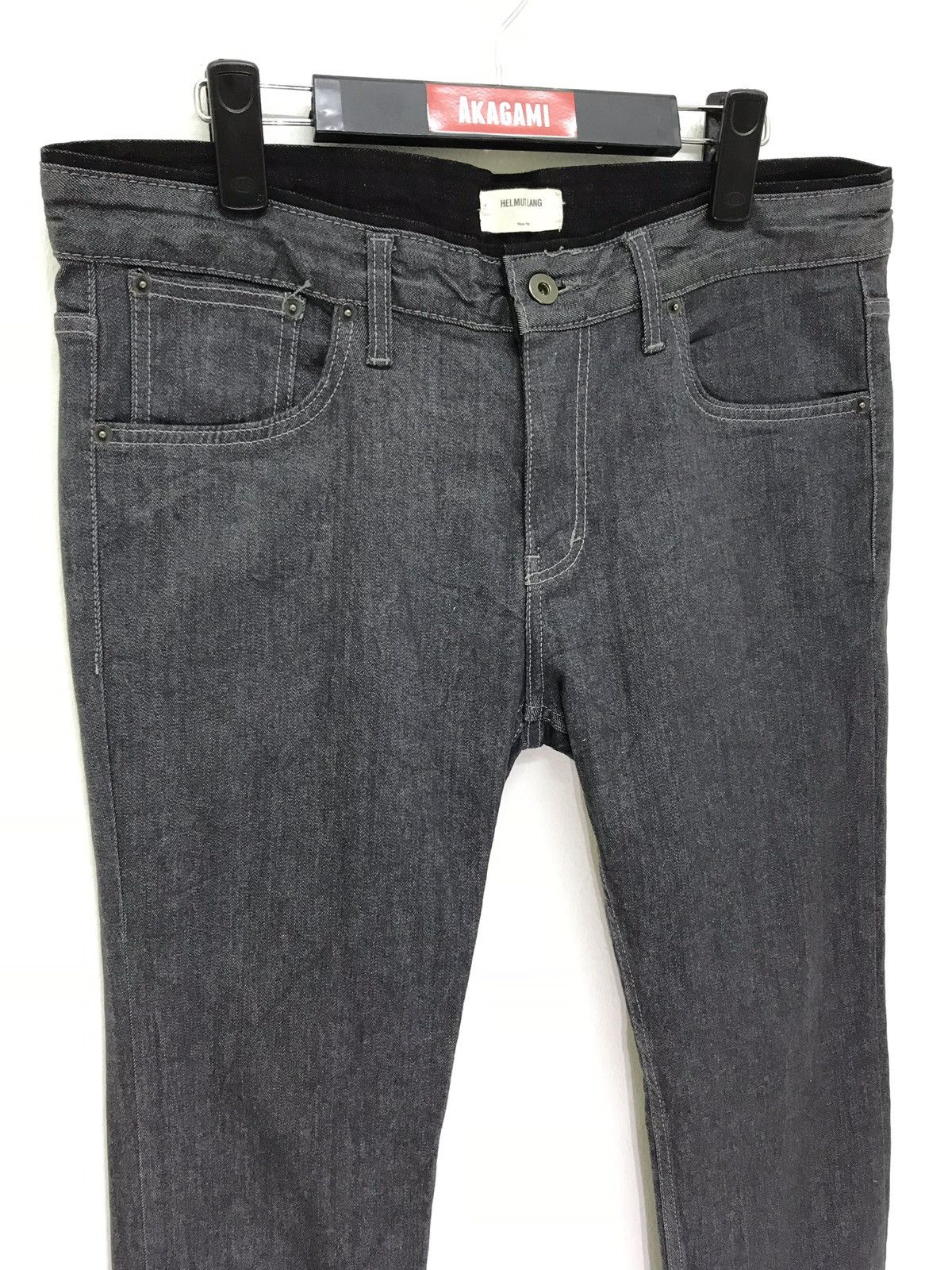 Designer × Helmut Lang 🧛‍♀️Helmut Lang Skinny Pant Thin Denim Stretchable Size US 34 / EU 50 - 3 Thumbnail