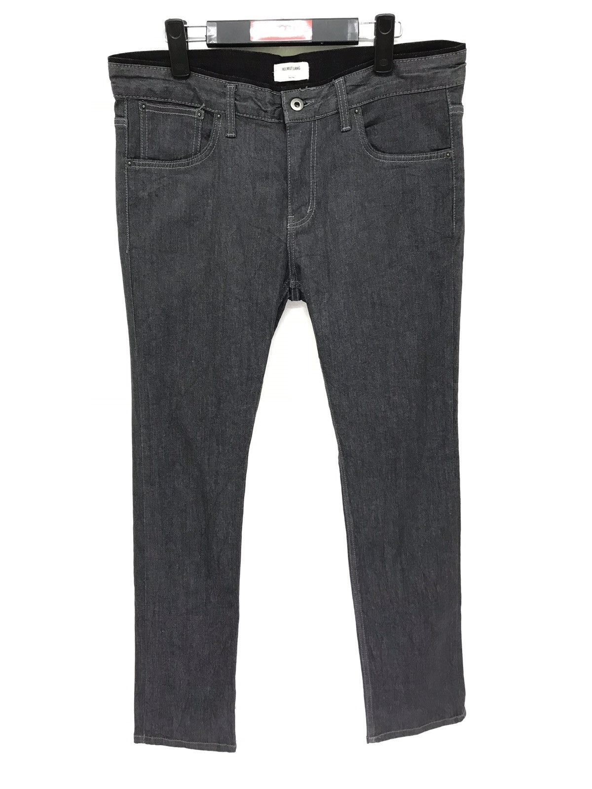 Designer × Helmut Lang 🧛‍♀️Helmut Lang Skinny Pant Thin Denim Stretchable Size US 34 / EU 50 - 1 Thumbnail