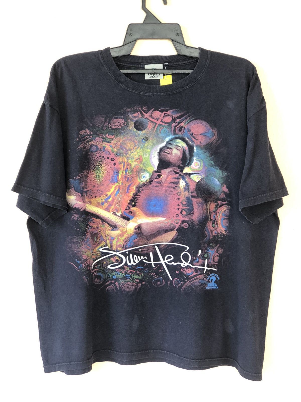 Band Tees Vintage 00s Jimi Hendrix Guitar Legends Rock Tee Size US XL / EU 56 / 4 - 1 Thumbnail