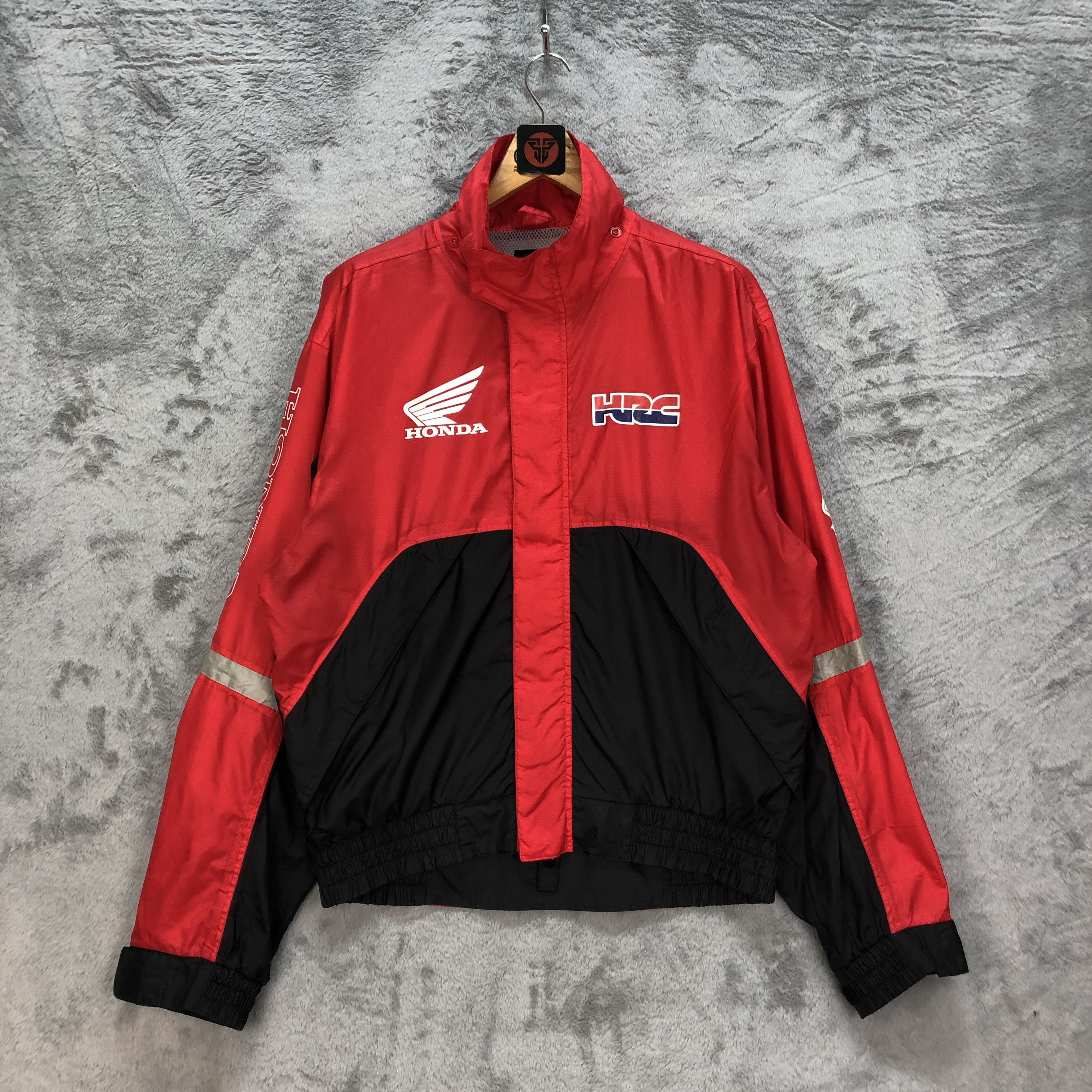 HONDA HRC レーシングジャケット レッド M プロテクター ウィング HONDA HRC レーシングジャケット レッド M プロテクター ウィング
