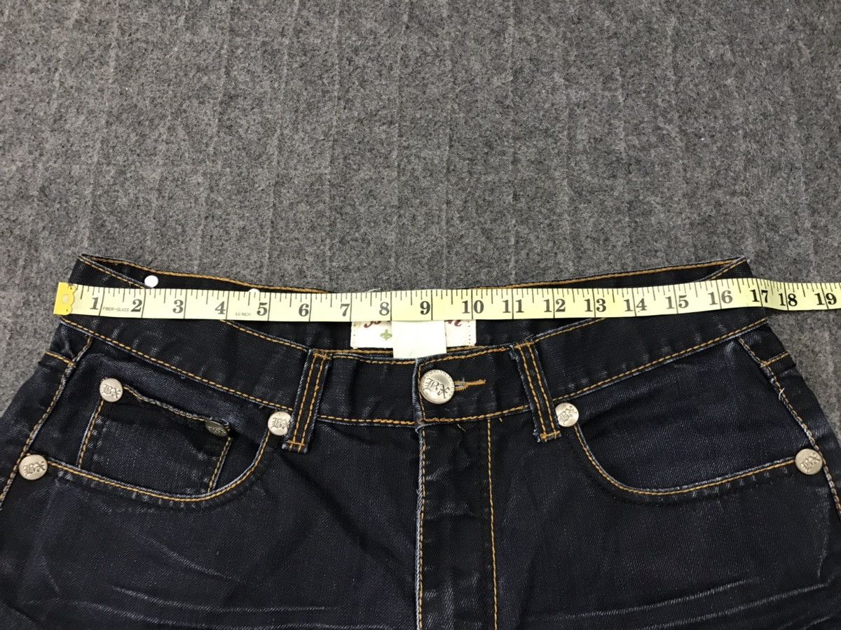 Japanese Brand Brooklyn Express Dark Blue Denim Jeans Closed Back Pockets Size US 34 / EU 50 - 11 Thumbnail