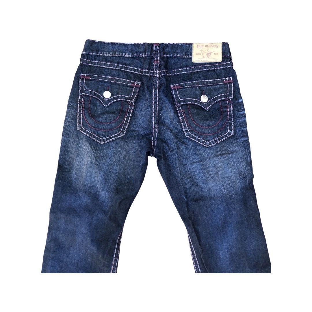 True Religion × Vintage RARE True Religion Jeans Size 38 STRAIGHT Blue/Purple Size US 38 / EU 54 - 3 Thumbnail
